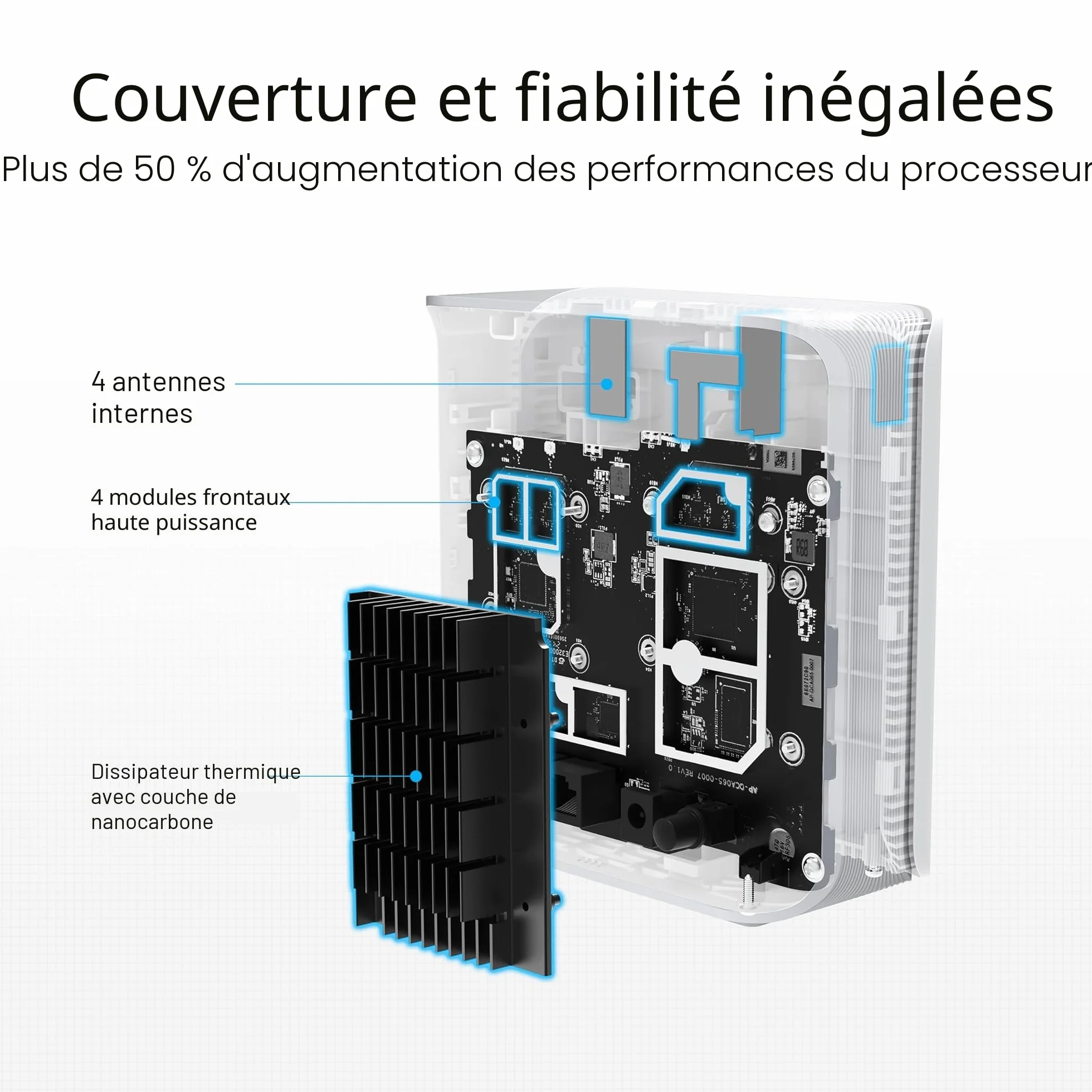 ASUS ZenWiFi BD4 Pack de 3 Système WiFi 7 Mesh Double-Bande 3600 Mbps 720m2 Double Ports 2,5G