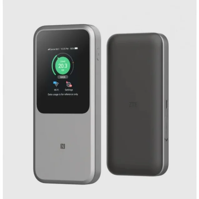ZTE U50 Pro 5G Routeur portable WiFi 6 3600 Mbps 10 000 mAh 27 W Charge rapide