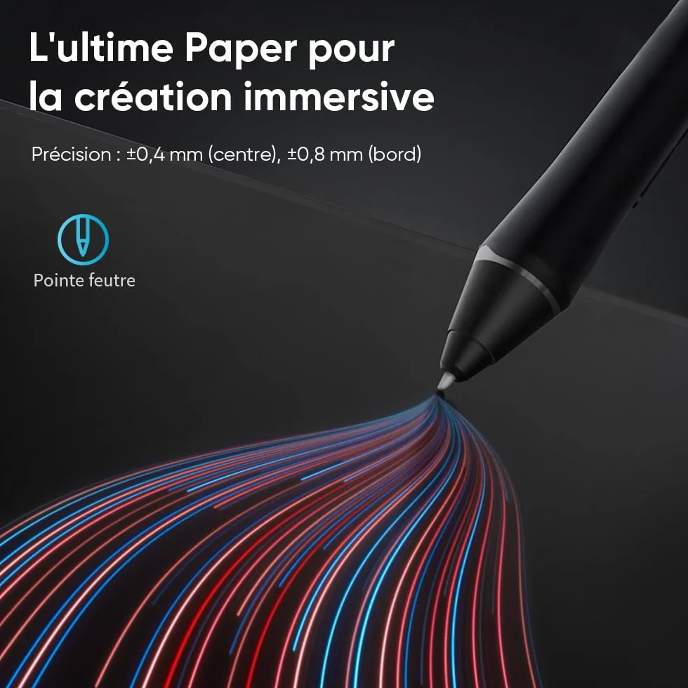 XPPen Deco Pro MW (Gen 2) Tablette Graphique Bluetooth 5.0 16K Niveaux de Pression Sans Écran