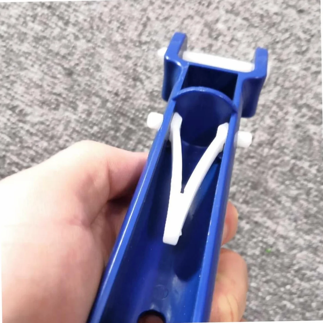 Poignée de tête d'aspirateur de Piscine Bleue 4 pièces avec Clip en V, Accessoire Remplacement