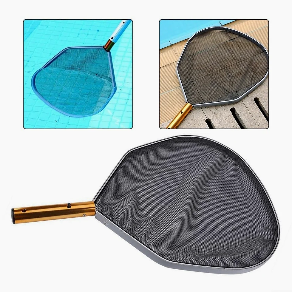 Épuisette de piscine avec installation facile pour un nettoyage efficace des piscines, étangs et espaces aquatiques – Design durable et léger