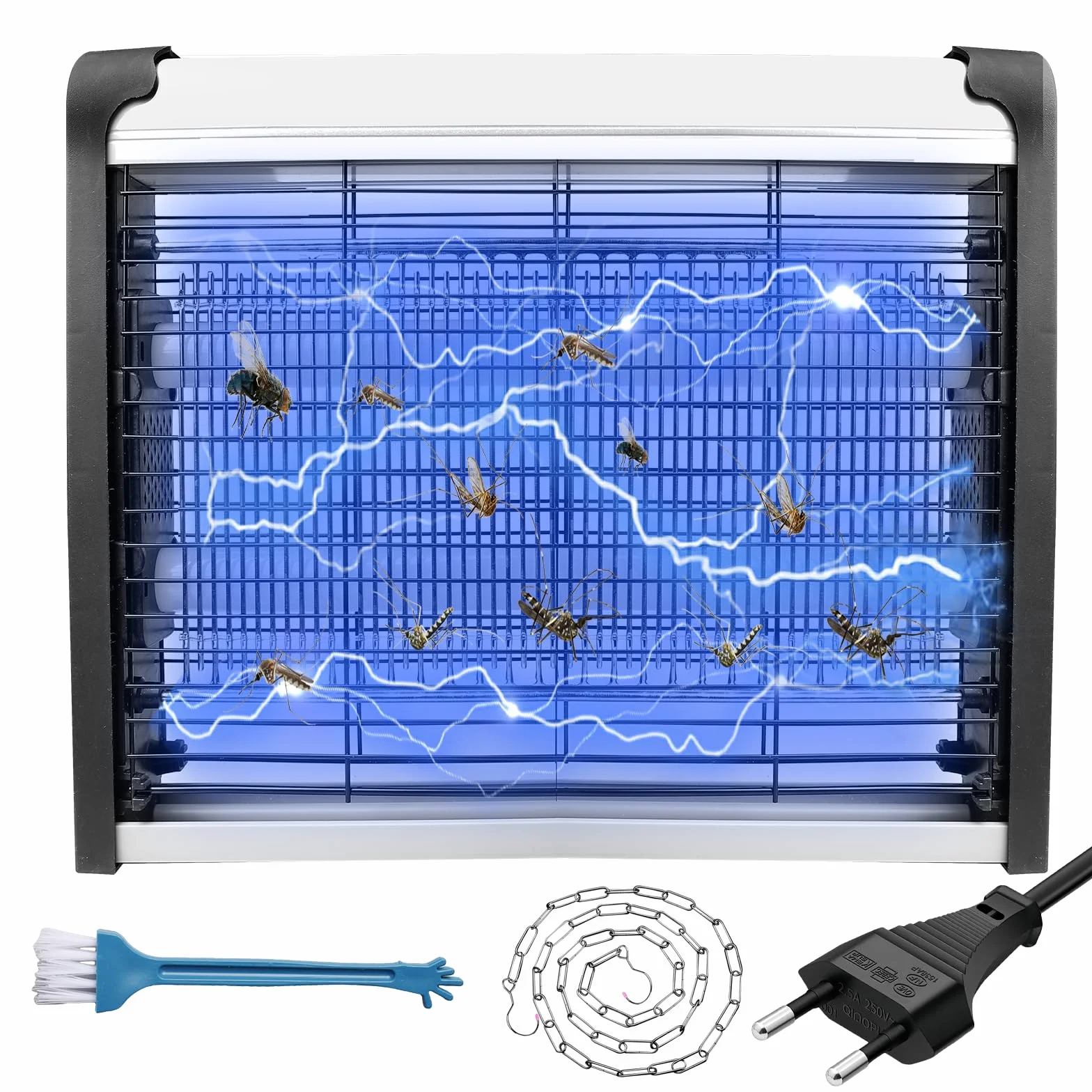 Destructeur d'Insectes Électrique 4W Lampe Anti-Moustiques Piège à Mouches LED pour Maison
