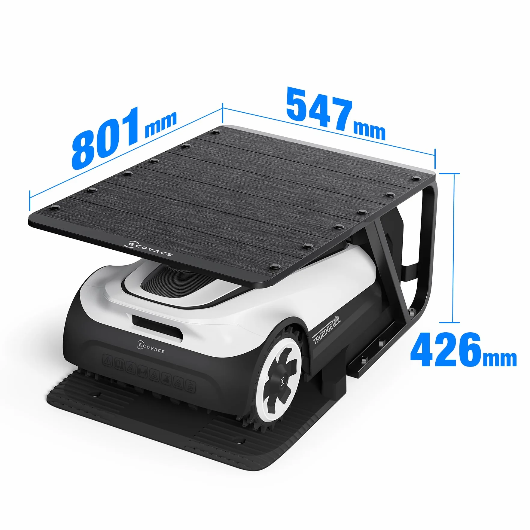 ECOVACS Goat Abri pour Robot Tondeuse Compatible avec Les modèles O600 RTK, O800 RTK, O1200 RTK/LiDAR Pro, A1600 RTK/LiDAR Pro et A3000 LiDAR/LiDAR Pro