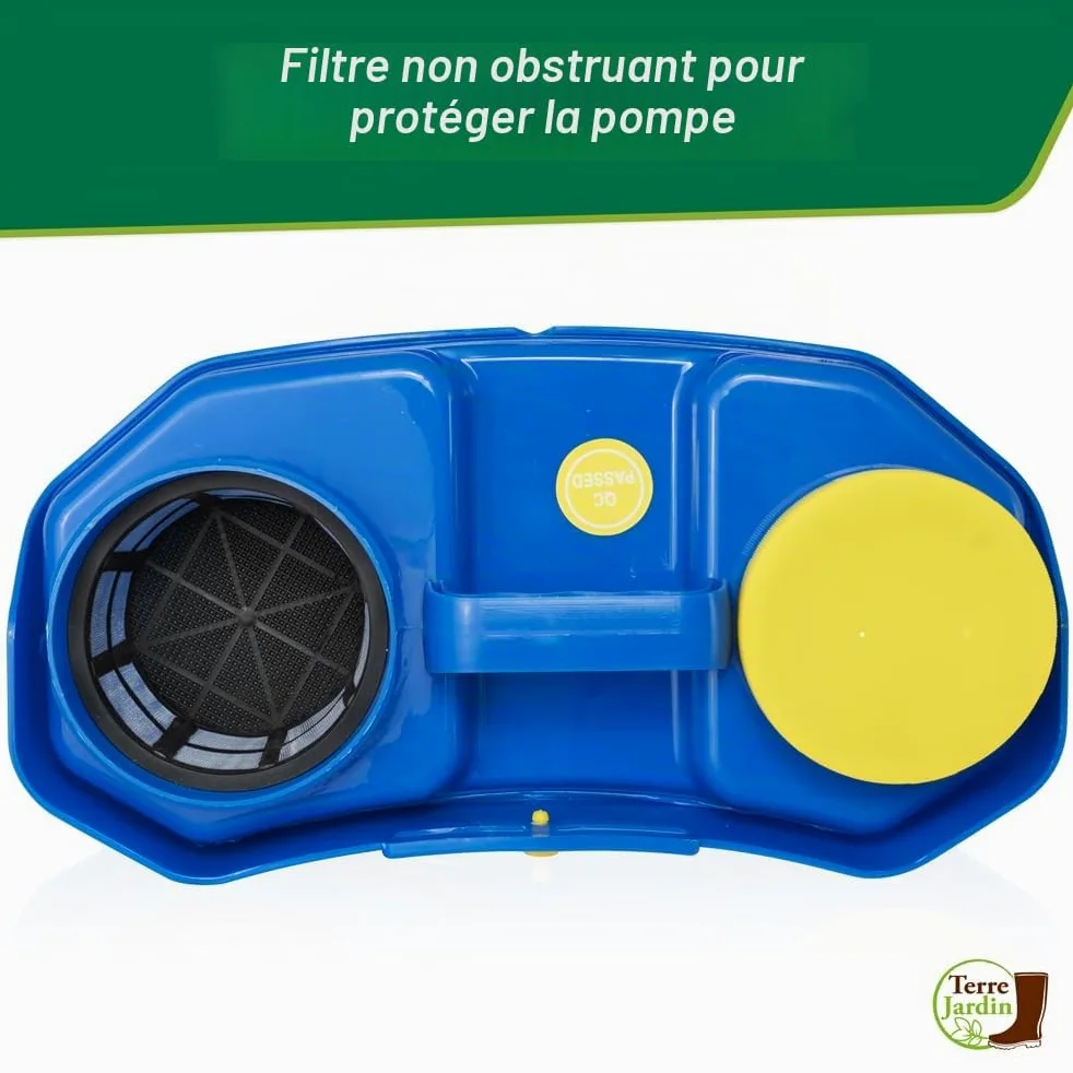 TERRE JARDIN Pulvérisateur Électrique Rechargeable 16L Reconditionné - Pulvérisateur de Jardin Dorsal à Batterie 12V avec Lance Télescopique et 4 Buses - Occasion très Bon état