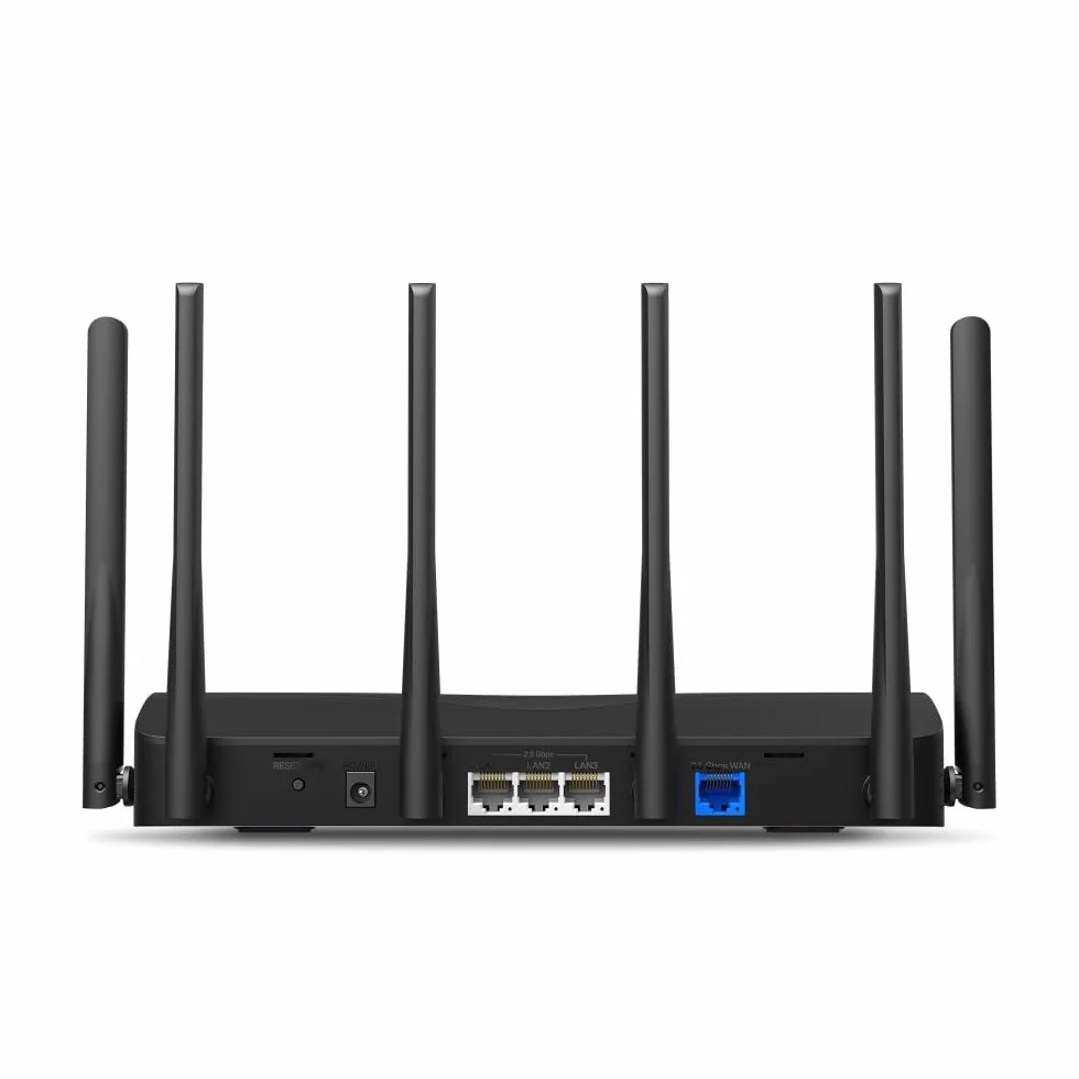 Routeur WiFi 7 TP-Link MERCUSYS MR47BE Tri-Bande BE9300Mbps 320 MHz 6GHz 4 Ports 2.5G EasyMesh 6 Antennes 4K-QAM