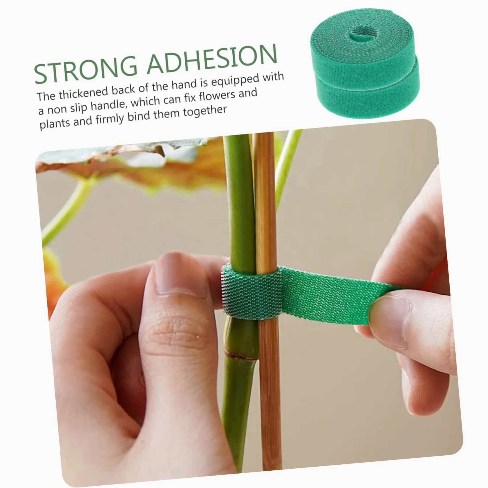 INOOMP 10pièces Ruban De Liaison pour Plantes Réutilisable Ajustable Support De Croissance pour Jardinage Chacun