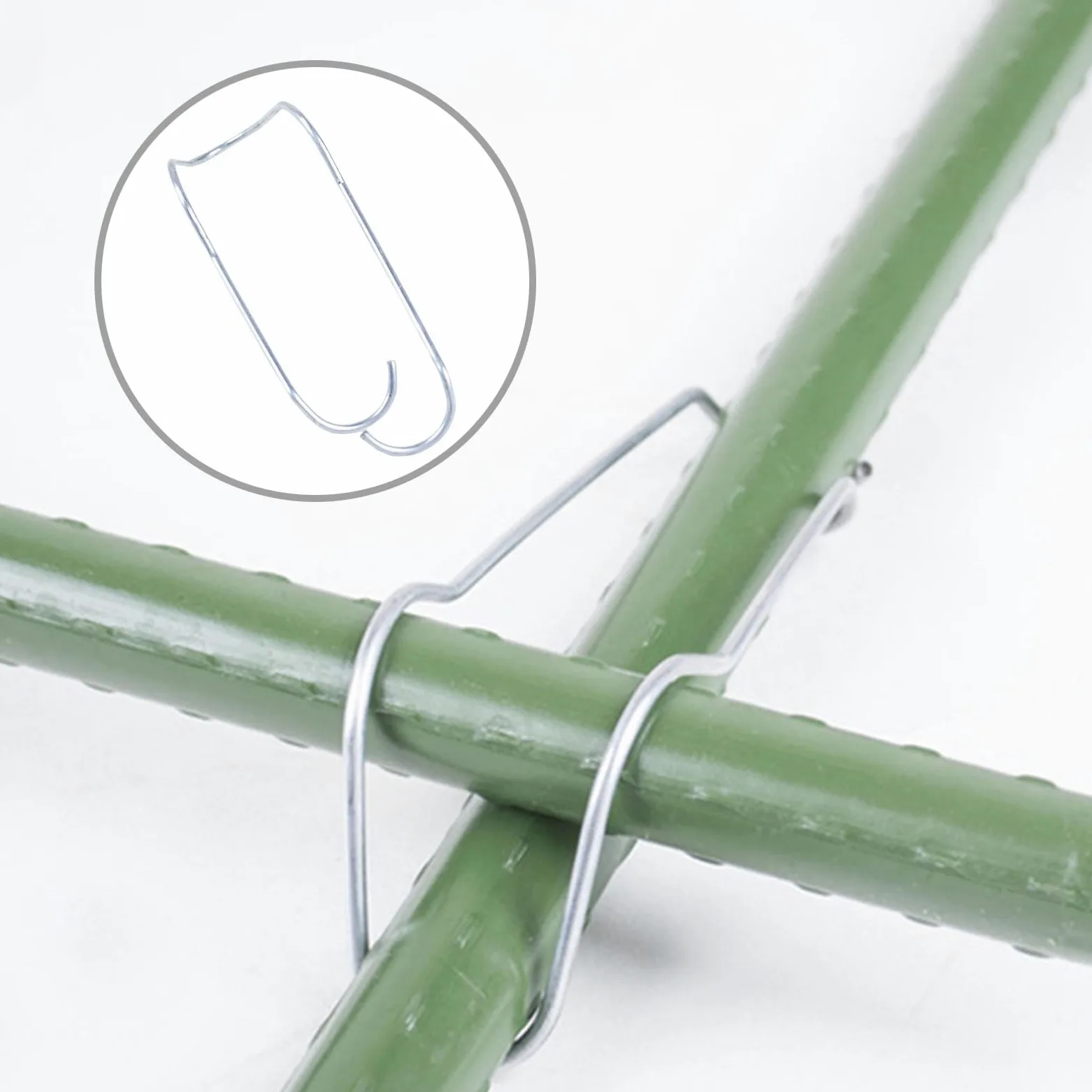 Lot de 50 clips pour plantes grimpantes pour serre de ferme - Convient pour diverses plantes