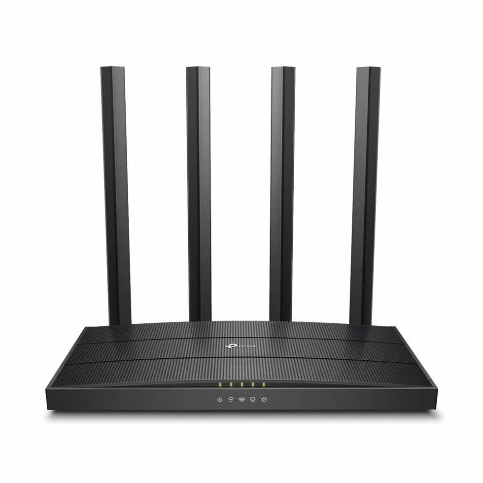 TP-Link Archer C6 Routeur WiFi Bi-Bande AC1200Mbps 5 Ports Gigabit 867Mbps 5GHz 400Mbps 2.4GHz MU-MIMO EasyMesh WPA3