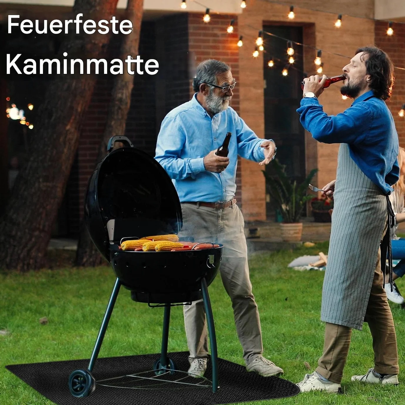 Tapis Ignifuge pour Cheminées Antidérapant Résistant à la Flamme | Protecteur de Sol Intérieur pour Poêle à Bois Pour Intérieur, Extérieur, Salon, Cuisine, Maison, Appartement, Sol, Salle De