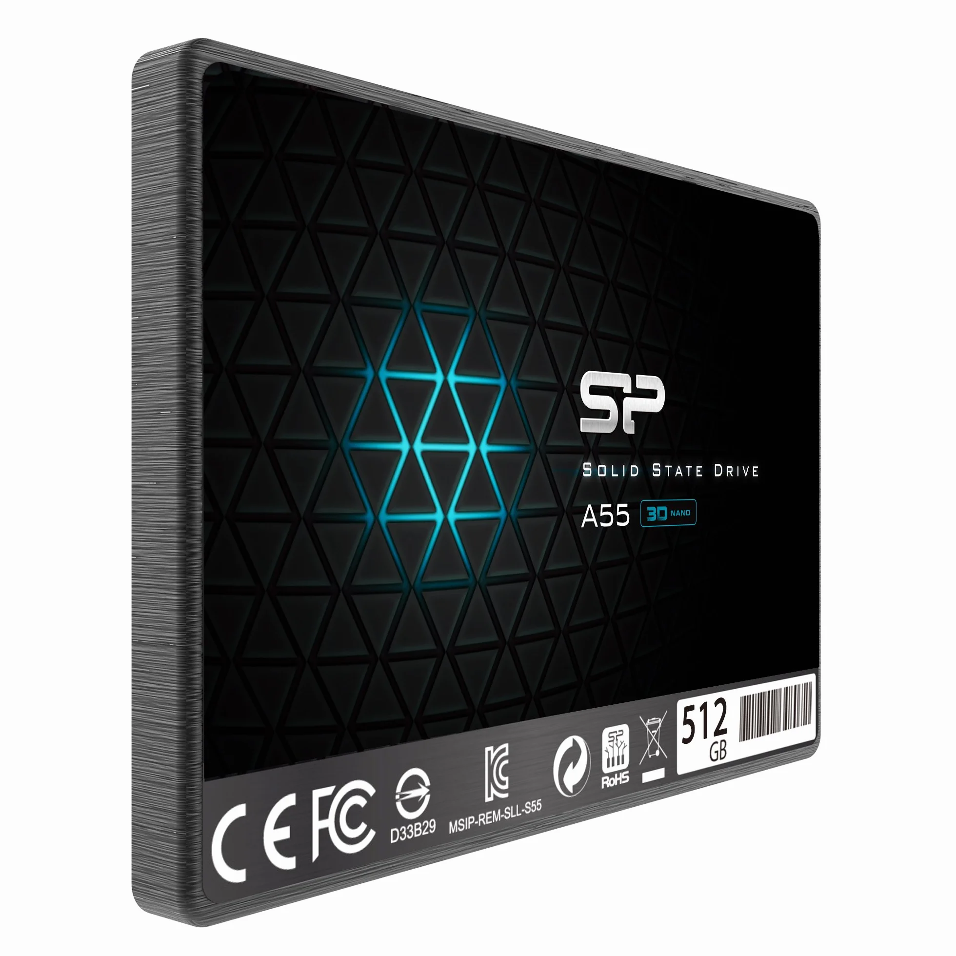 Silicon Power SSD 512GB 3D NAND A55 2.5" SATA III Internal Solid State Drive