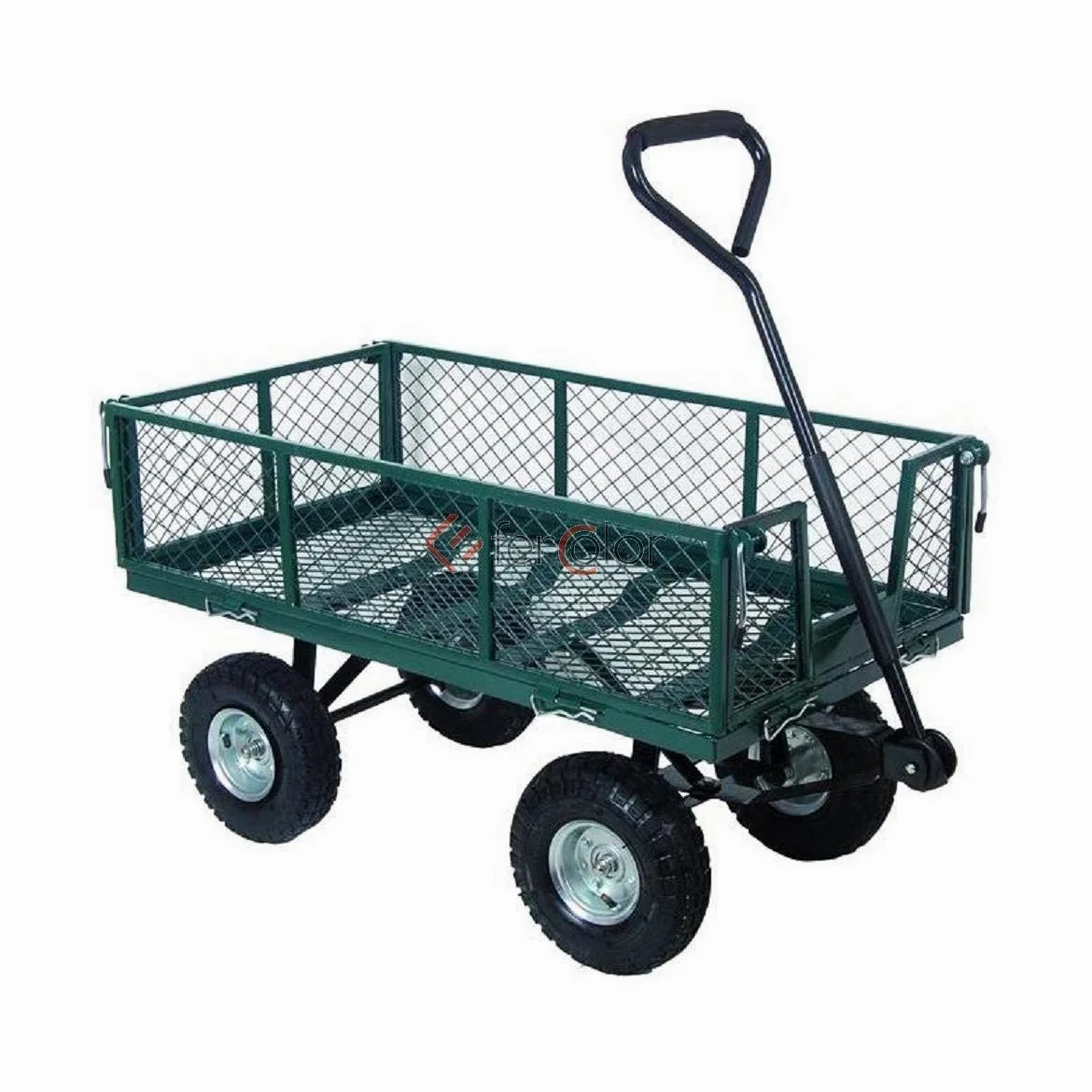 Blinky 59711-10 Chariot de jardin à 4 roues en acier