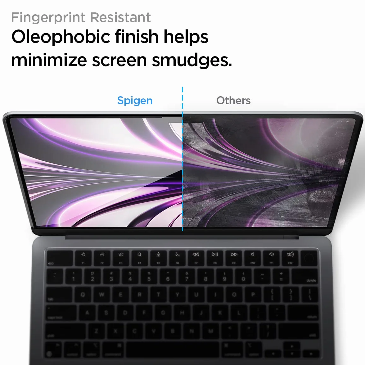 Spigen Glas.tR Slim Verre trempé MacBook Air 13 Pouces M5 (2026) M4 (2025) M3 (2024) M2 (2022) Protection écran