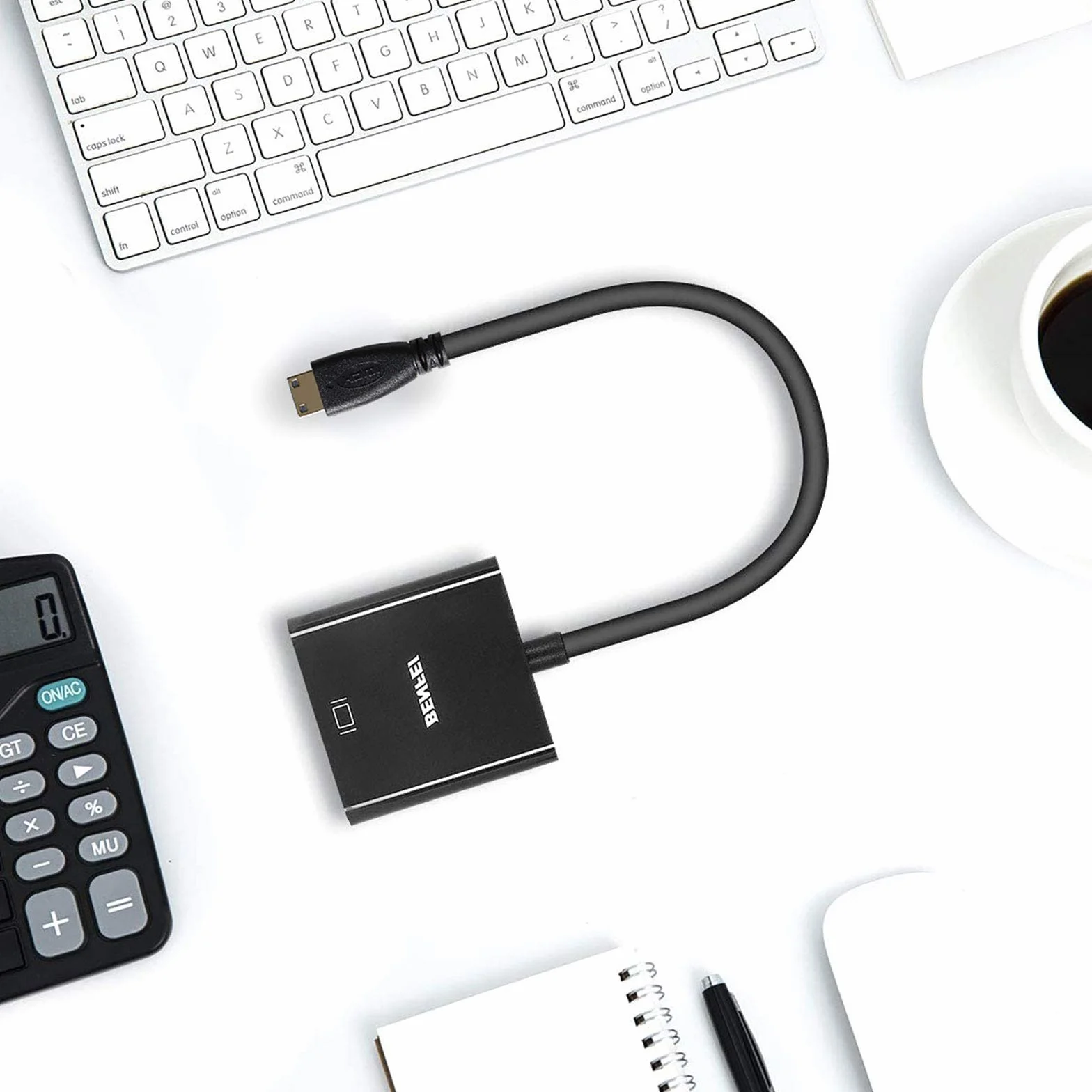 BENFEI Adaptateur Mini HDMI vers VGA plaqué Or mâle à Femelle pour Ultrabooks