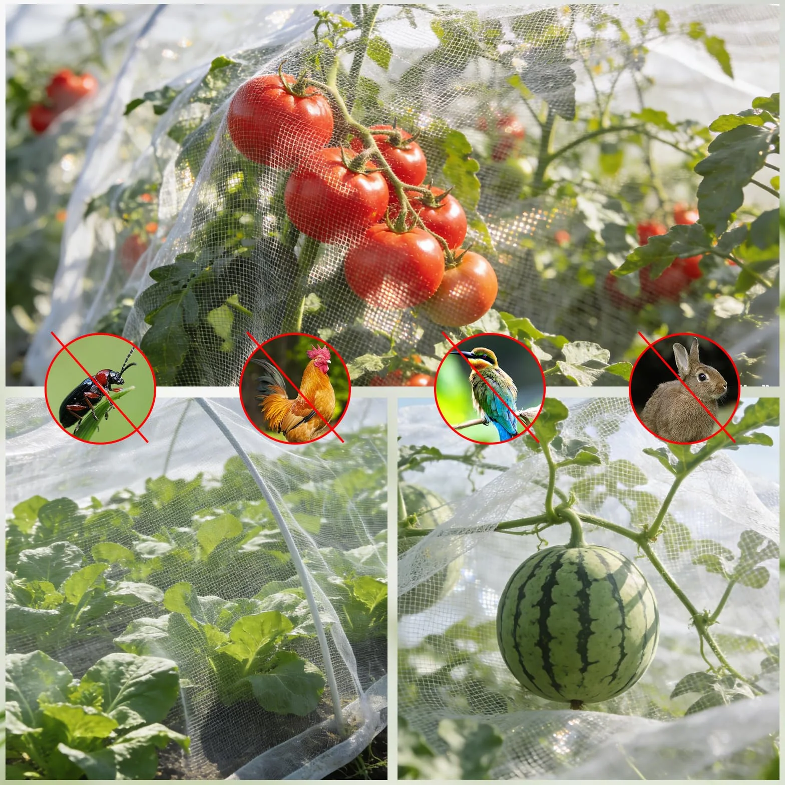 Filet Anti-Insectes 1.2 x 3m Maille Fine Protection Plantes Potager
