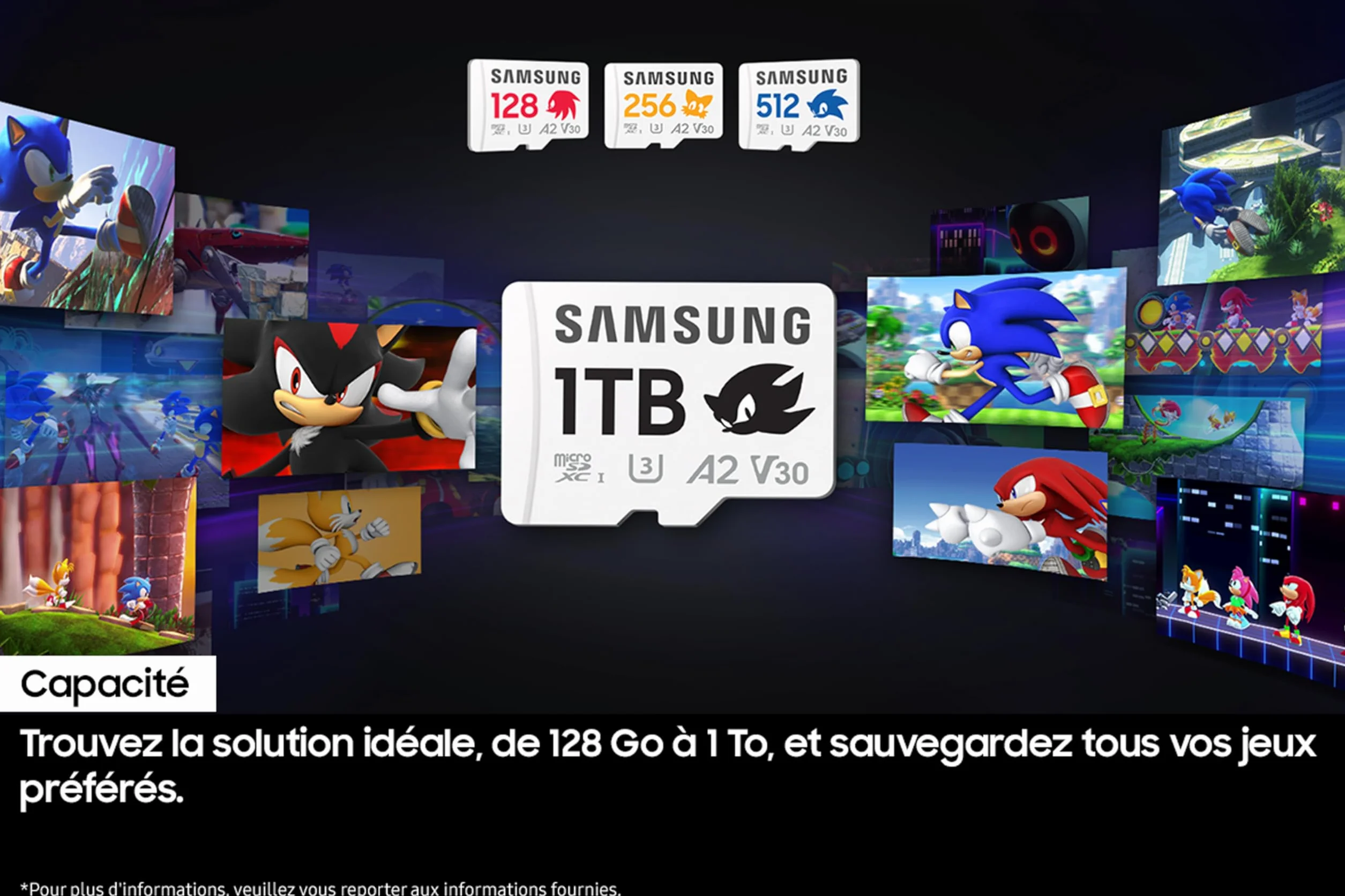 Samsung Carte mémoire microSDXC Sonic Pro Plus 128 Go UHS-I 180 Mo/s avec Adaptateur SD