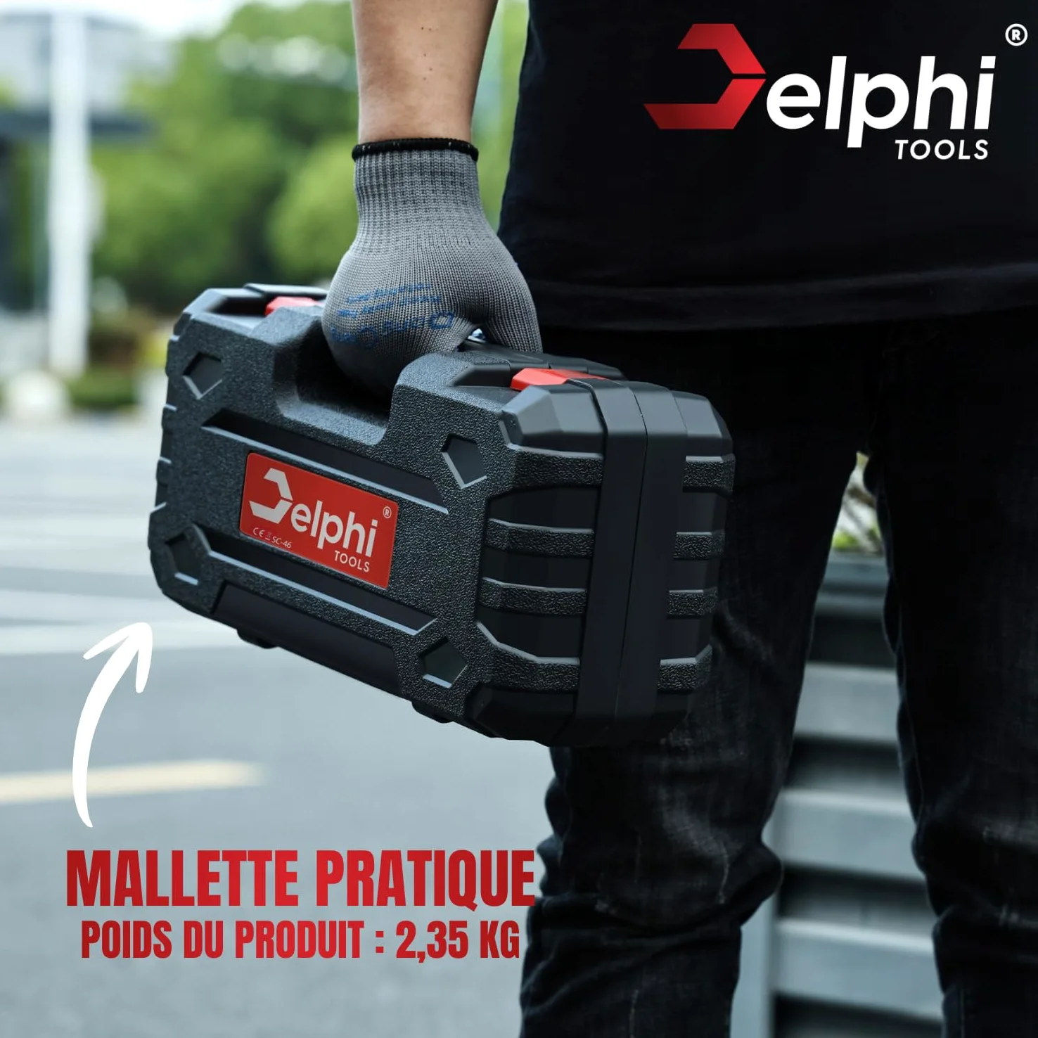 Delphi Mini Tronçonneuse à Batterie 21V 800W - Scie d’Élagage Électrique 4" et 6" avec 2 Batteries, Mini Tronçonneuse pour Couper Branches, Bois, Palettes et Petits Arbres