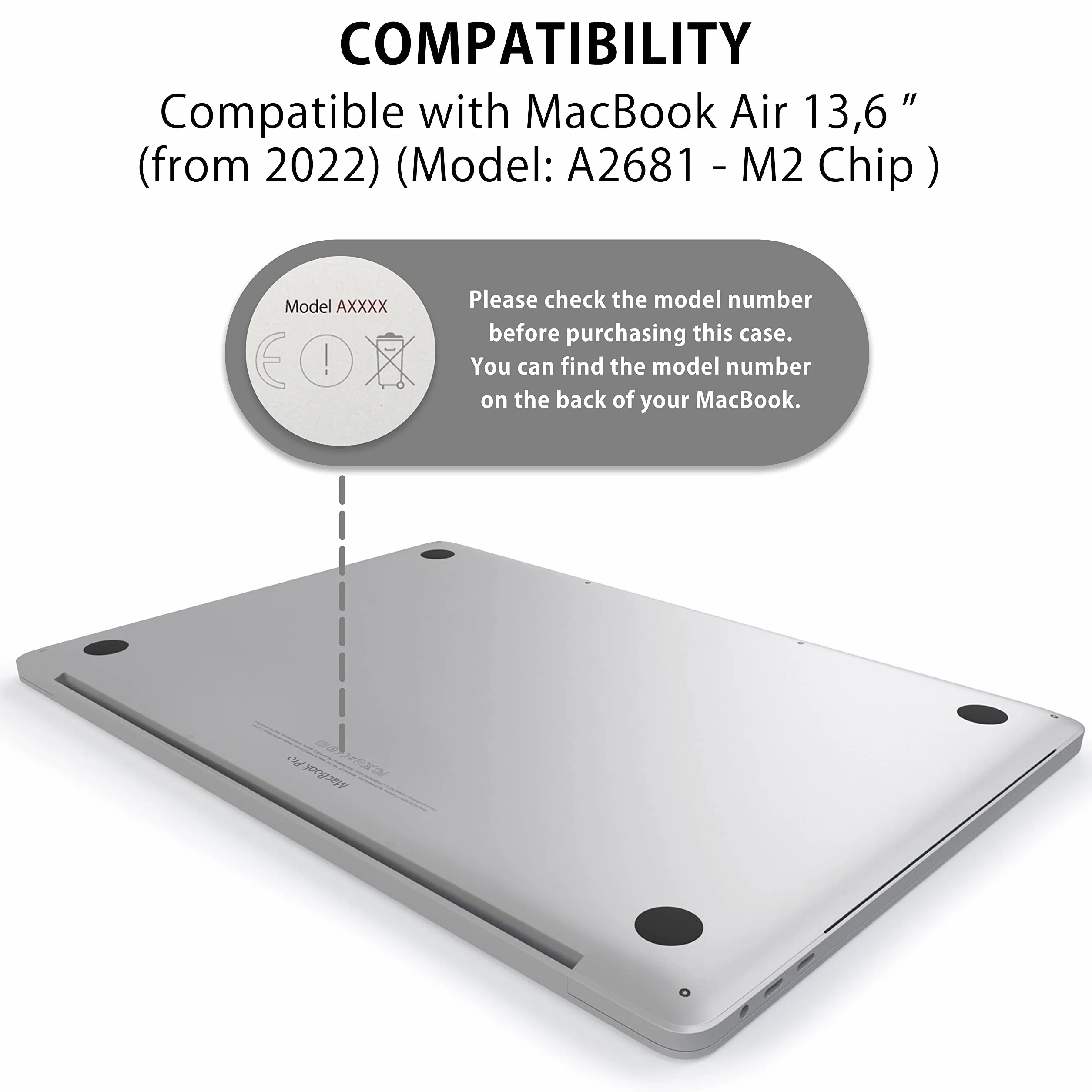 MyGadget Protection Écran Anti Spy Apple MacBook Air 13,6 pouces 2022 Filtre magnétique Amovible