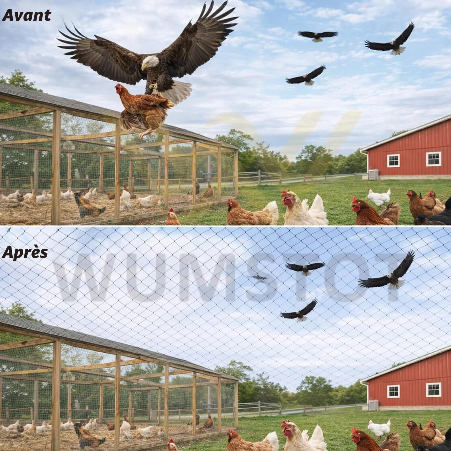 Filet Anti-Oiseaux en polyéthylène 4×10 m – Filet de Protection Jardin pour Arbres fruitiers, potagers, arbustes à Baies et Balcon, Maillage 1,5 cm