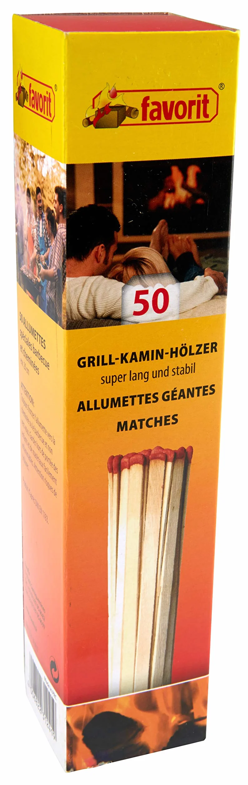 Favorit Allumette géante 20cm Boîte de 50