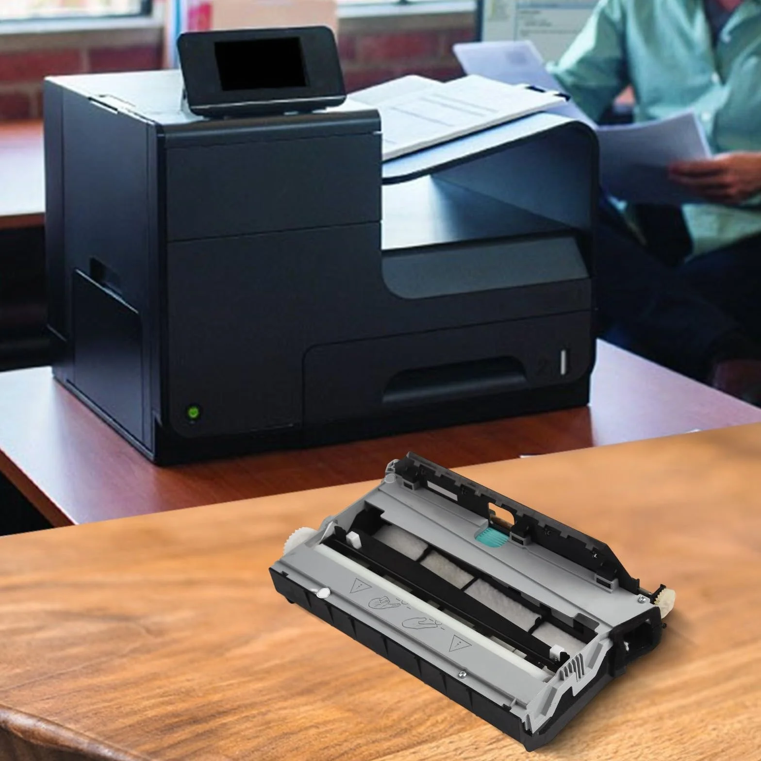 Bac de récupération d'encre pour HP Officejet Pro X451dn X451dw X476dw X551dw X576dw