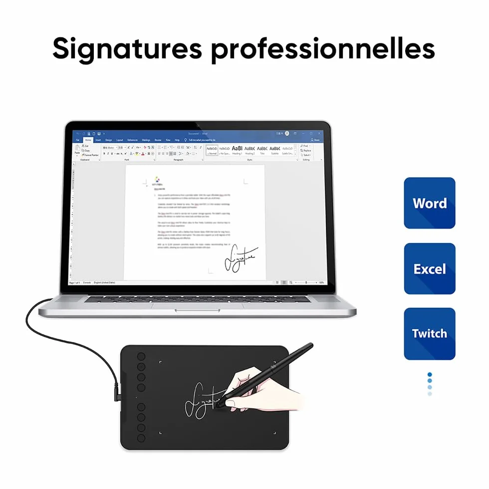 XPPen Deco mini7 v2 Tablette Graphique 7 Pouces 16k Niveaux de Pression Dessin sans Écran