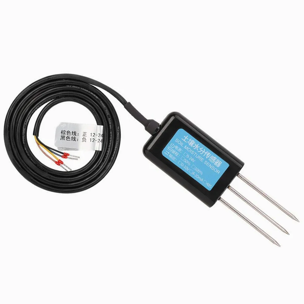 Capteur d'humidité du sol, sortie RS485 Capteur d'humidité du sol, température d'humidité, testeur de conductivité électrique, mètre pour le jardinage, l'agriculture, les plantes d'intérieur et d'exté