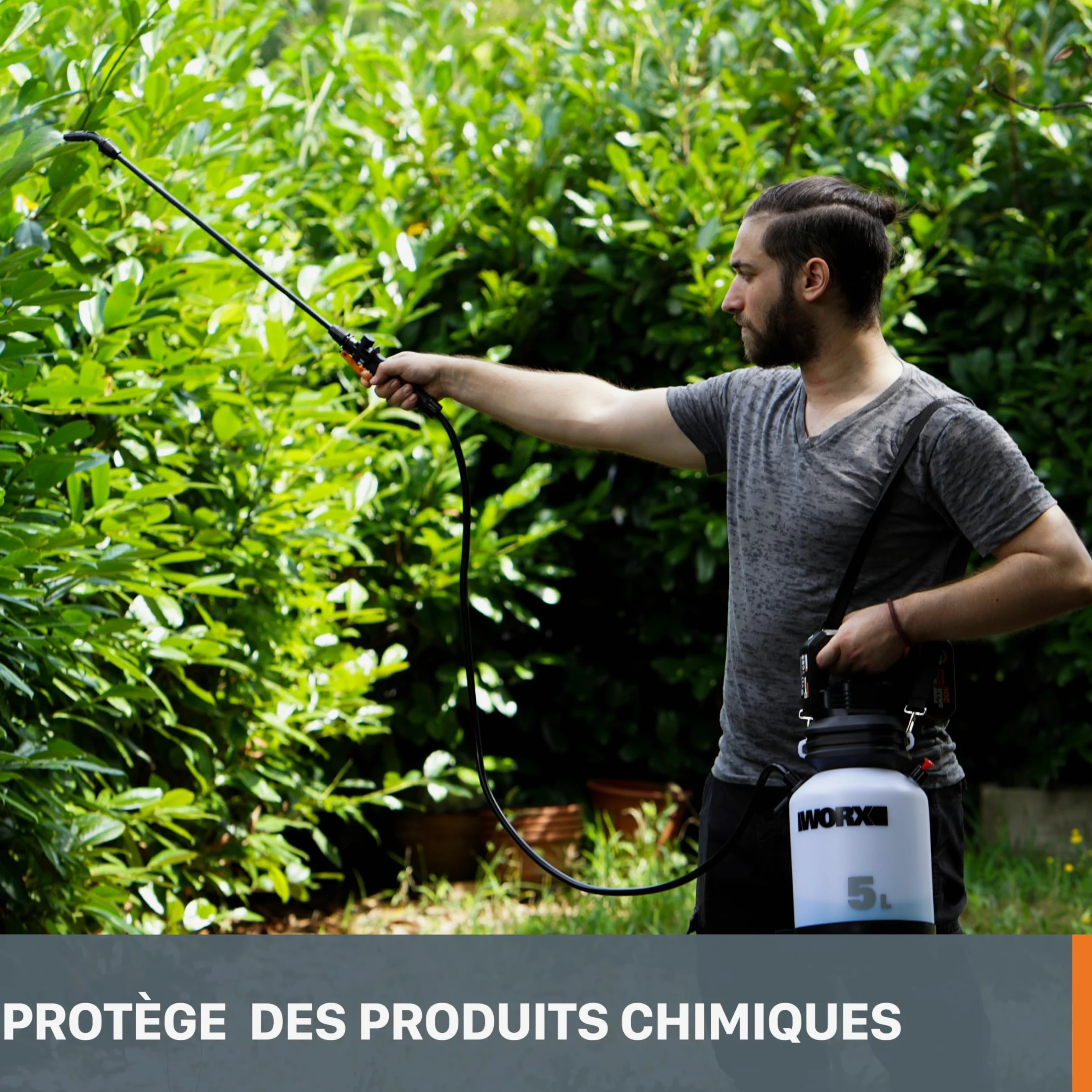 WORX Pulvérisateur à Pression sans Fil 20V WG829E.9 5 L