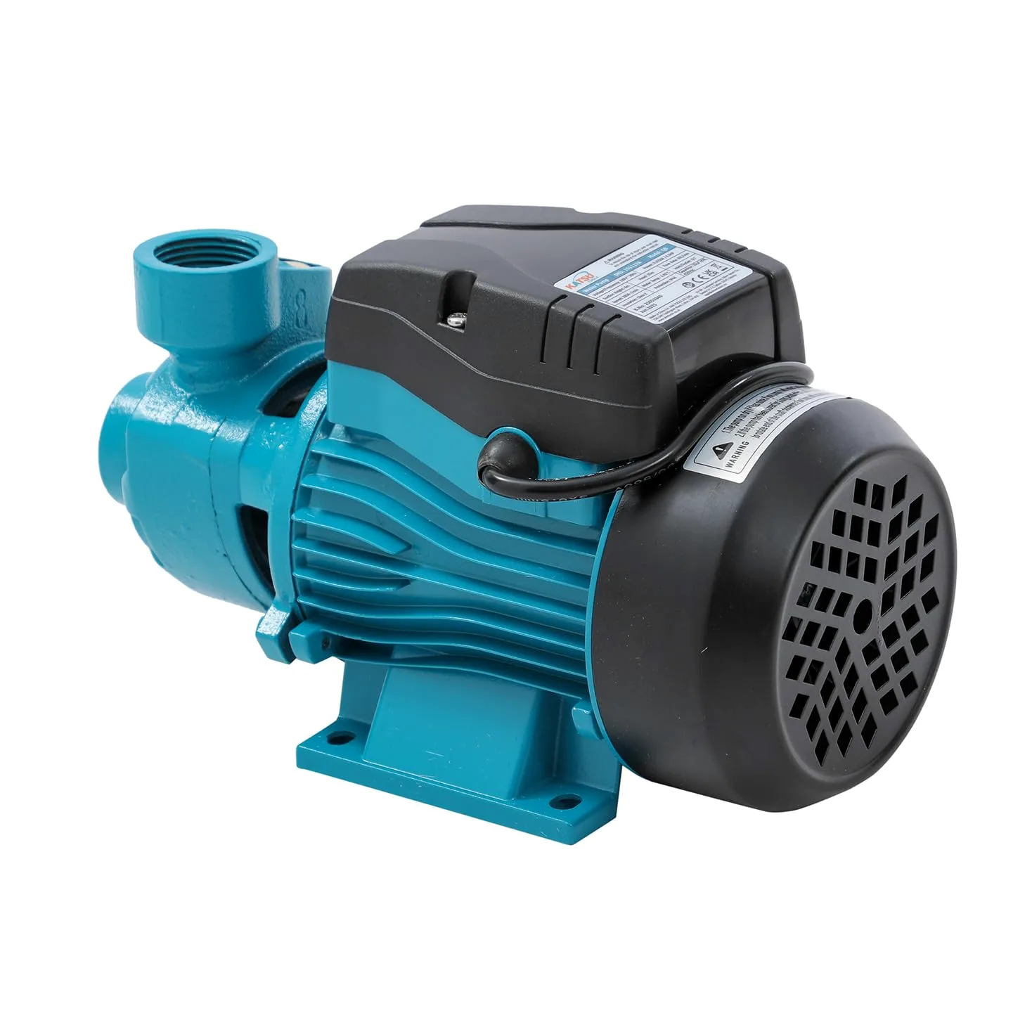 KATSU Pompe à Eau Périphérique Centrifuge électrique Industriel 1/2 HP 220V pour Eau Propre, Adaptée au Réservoir de Ferme de Jardin d'étang Maison 151112