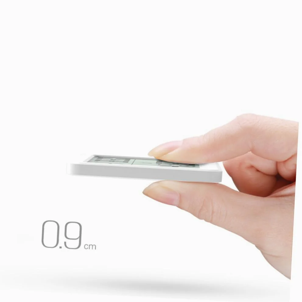 ibasenice Hygromètre D'intérieur Numérique Ultra-fin Pour Maison Et Bureau, Thermomètre Domestique Blanc Avec Horloge 12h, Mesure Précise Température Et Humidité Ambiante