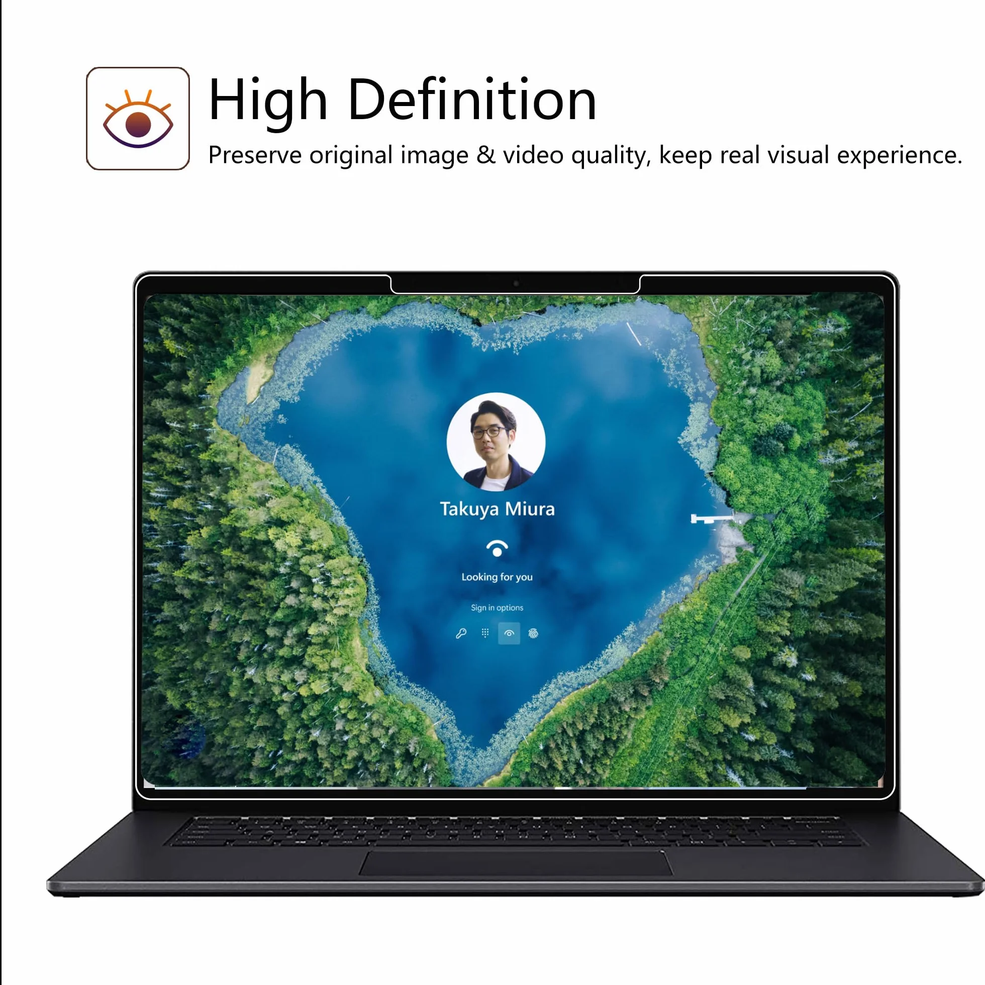 MEGOO Verre Trempé pour Microsoft Surface Laptop 7 2024 15 Pouces Anti-rayures