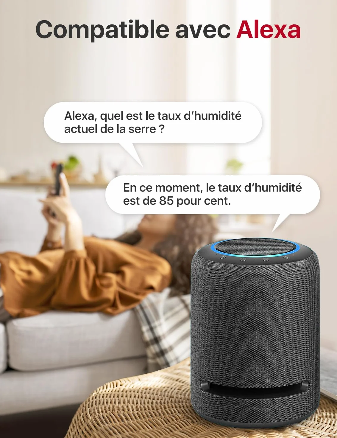 X-Sense Kit Thermomètre Hygromètre Connecté, STH55 | Suivi Précis, Alertes, Export des Données, Portée jusqu’à 500 m et Compatibilité Alexa