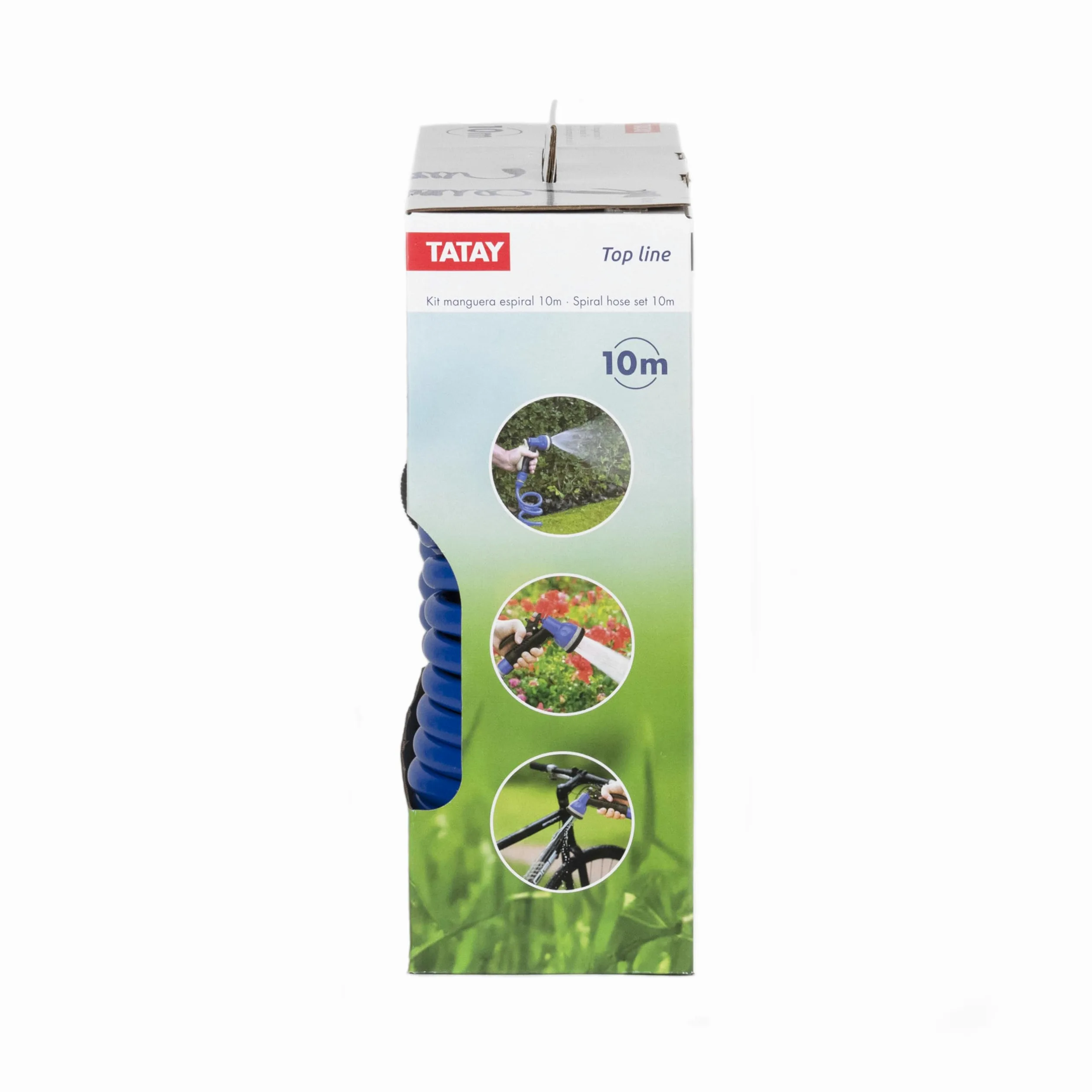 Tatay Kit Tuyau Spirale 10 m Accessoires en Plastique, Usage Quotidien | TATAY Kit Tuyau Spirale 10 m | Fabrication en Plastique | Usage Jardin/arrosage | Usage Quotidien | Conception Fonctionnelle