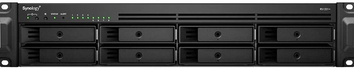 Synology RackStation RS1221+ Serveur NAS Rack 2U Ethernet LAN Noir V1500B