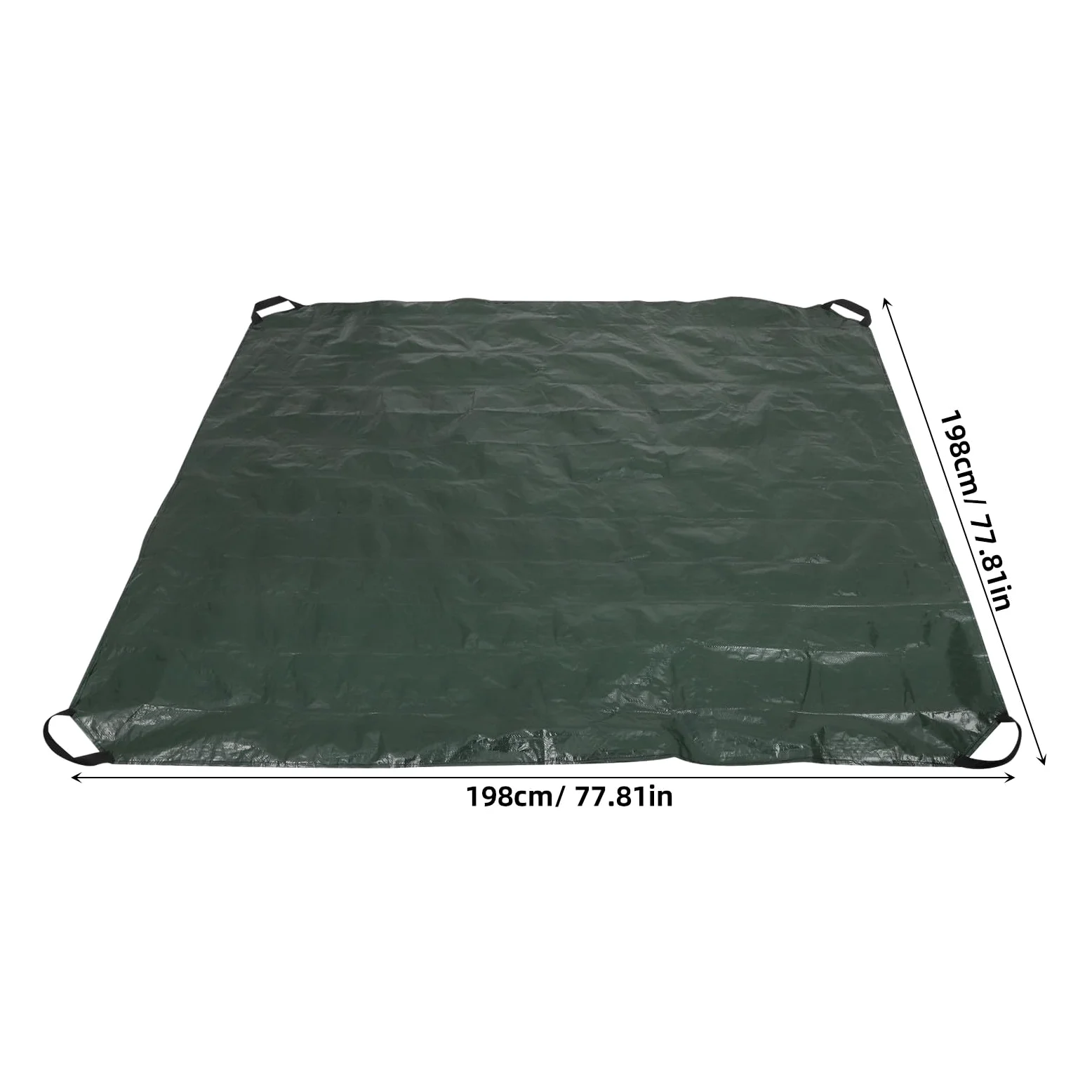 Sewroro Paquet Pliable à Déchets de Jardin en Pe avec Poignées Pratiques, Grosse Capacité pour Ramassage de Feuilles et Débris Patios et Jardins