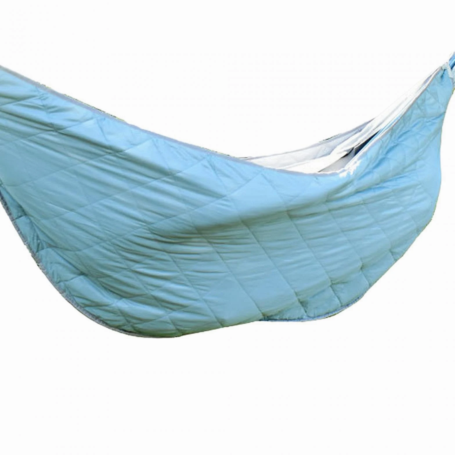 MERIGLARE Hamac de Camping Chaud, Portable, Coupe-Vent et épais, pour Une Personne, Idéal pour Le Camping, La Randonnée et Le Camping dans Le Jardin, Bleu