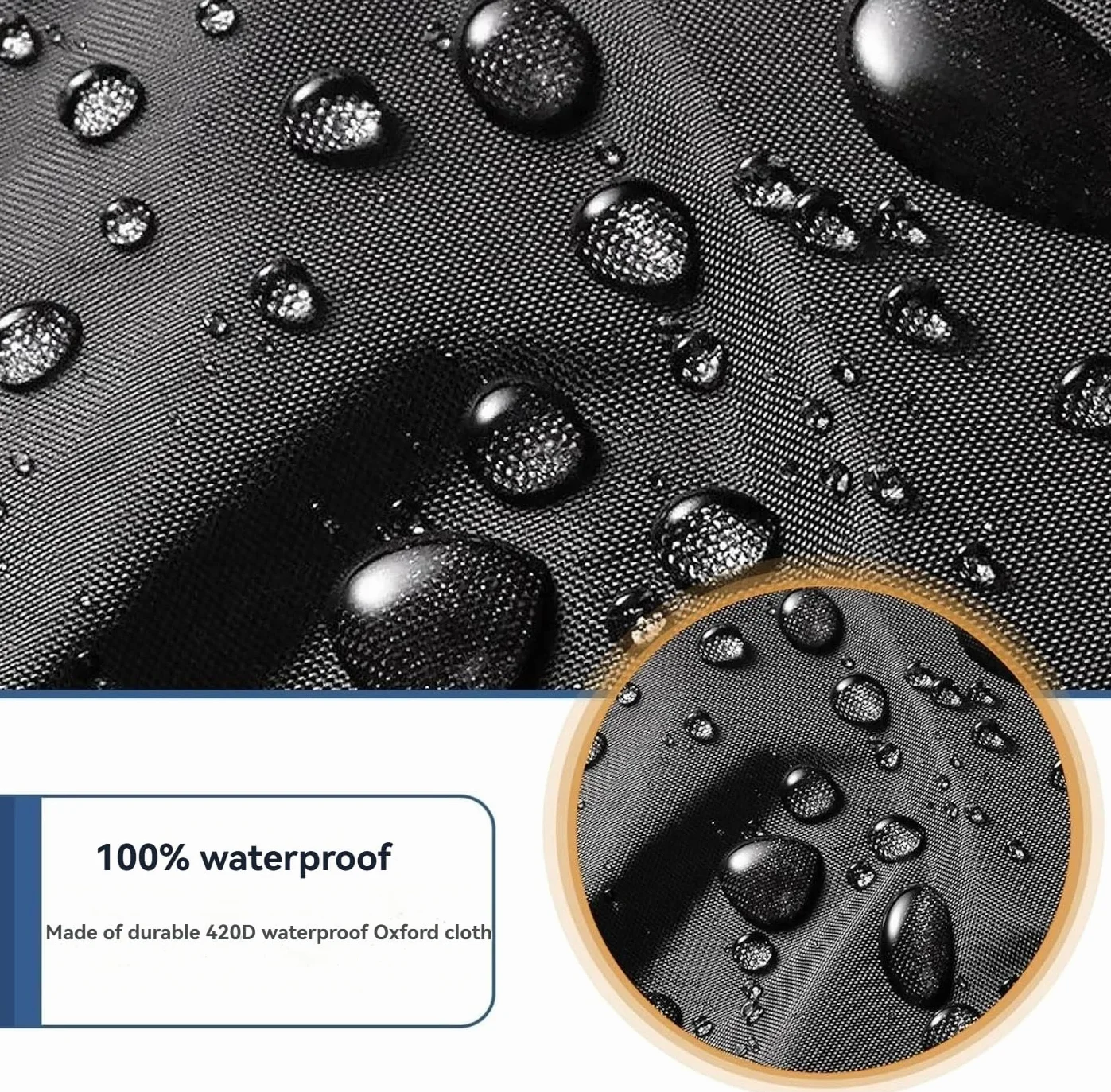 Housse de Protection 420D Imperméable Anti-Poussière pour Étagère de Rangement Intérieur/Extérieur Noir