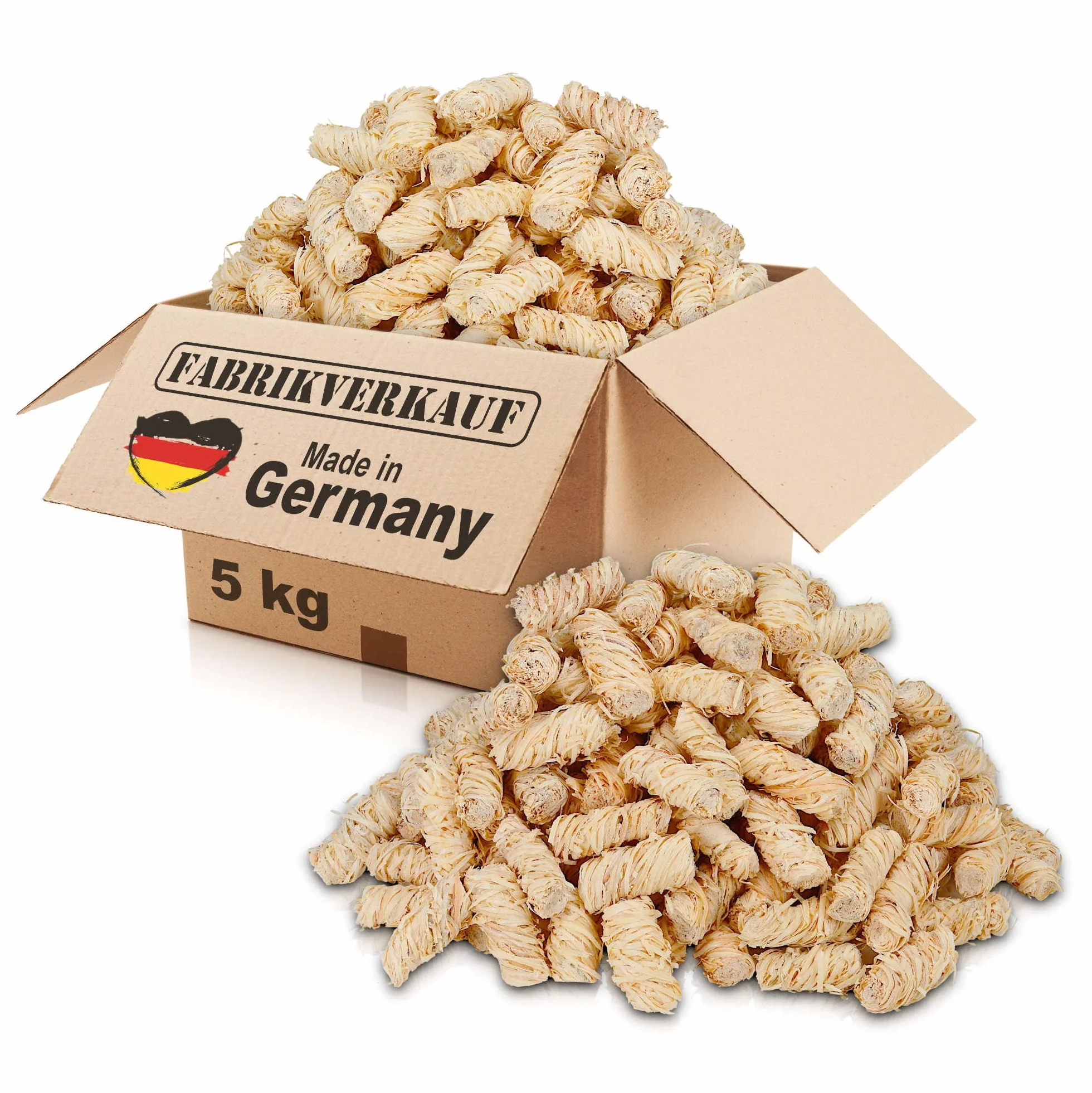 Allumes Feux Naturels 400 Pièces 6 cm 5 kg Cheminées Charbon Barbecue Fours à Pizza