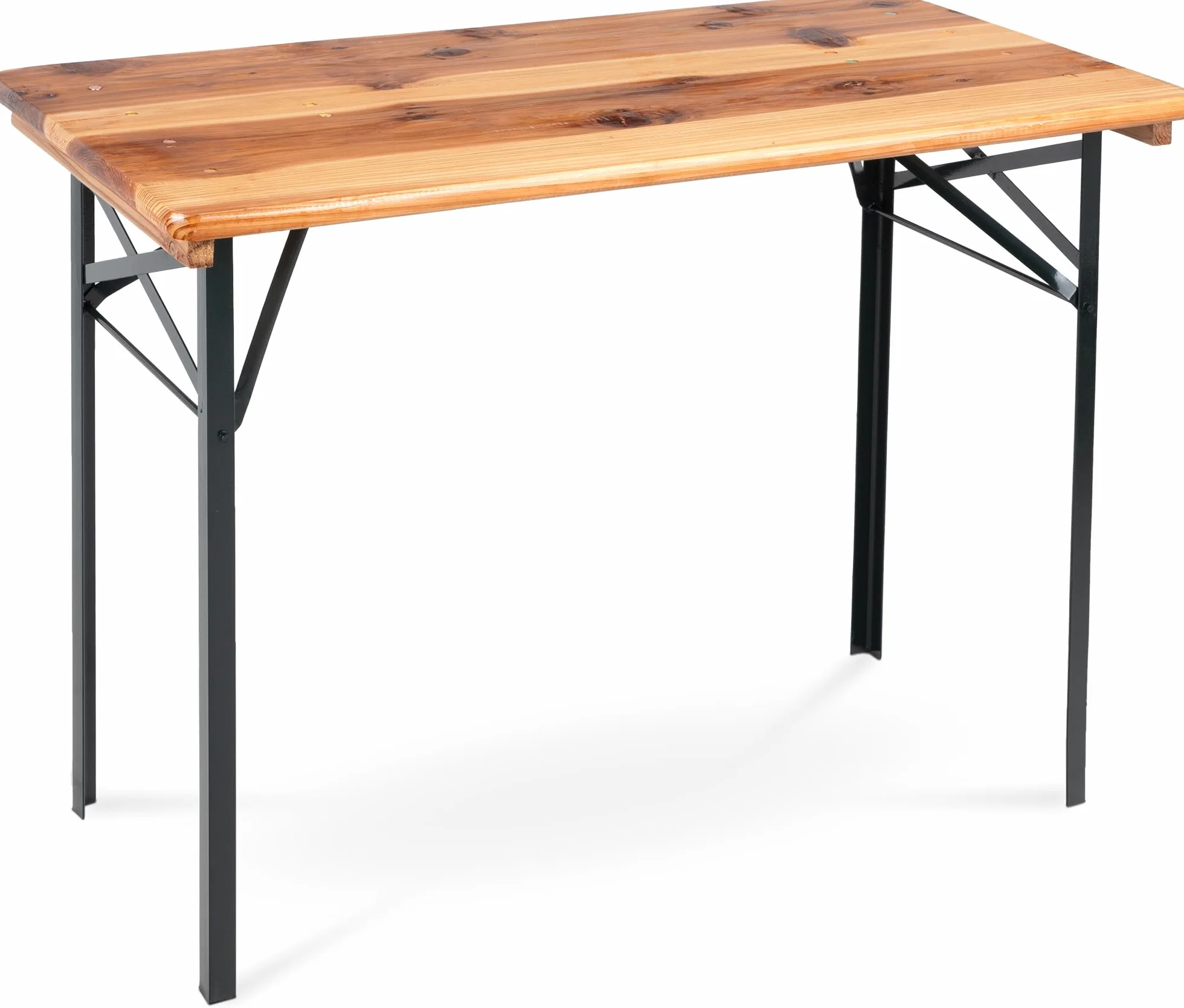 Stagecaptain BBT-117 Hirschgarten Table de Jardin 117 cm - Table de Brasserie Pliable Robuste