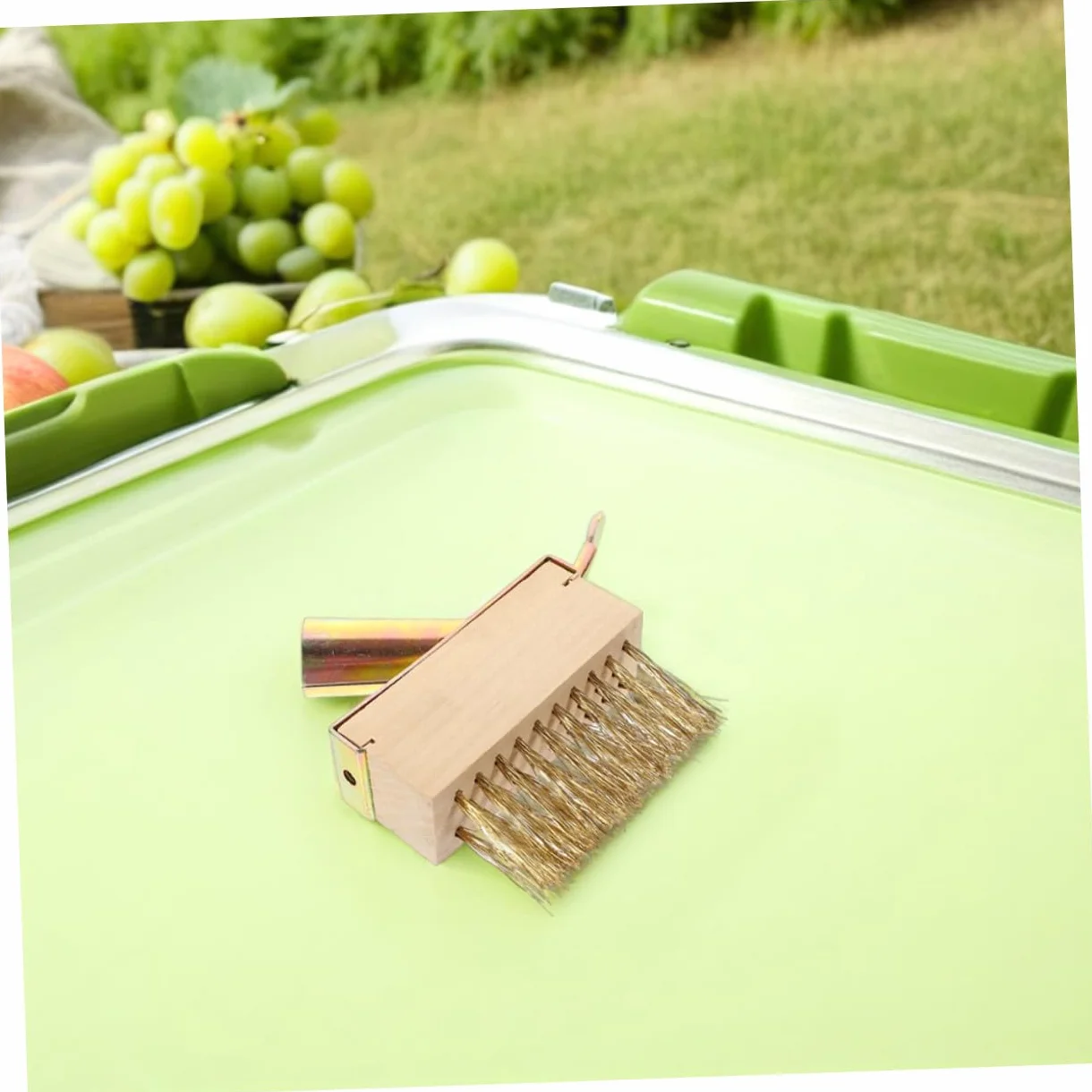 VICASKY 4pièces Brosse Désherbage Métallique Lot de Outil pour Joints de Terrasse et Pavés Nettoyeur de Mauvaises Herbes et Mousse pour Jardin et Allées Extérieures