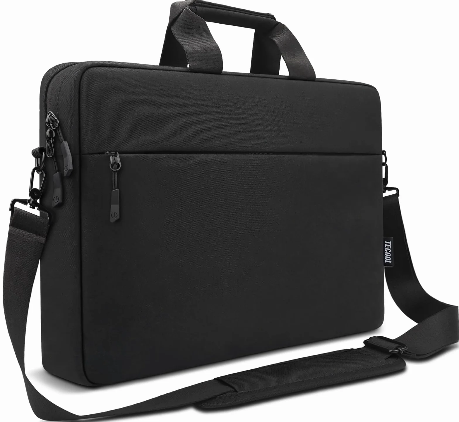 TECOOL Sacoche Ordinateur Portable 17,3 Pouces Imperméable Housse pour Lenovo Acer ASUS Dell HP Samsung Laptop Noir