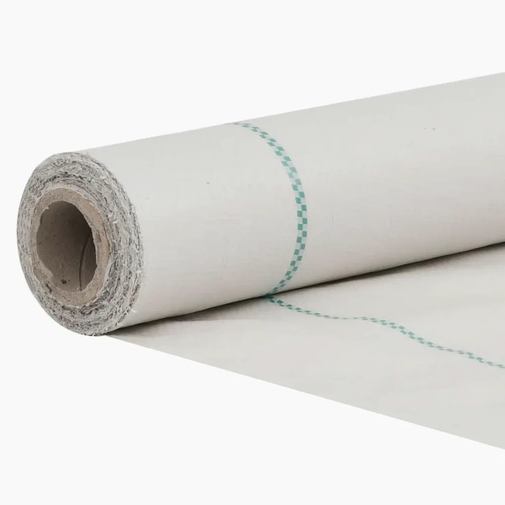 Membrane Anti-Mauvaises Herbes Blanche 4x5 m PP géotextile perméable à l'eau et à l'air pour Jardin terrasse allée pelouse stabilisation Drainage