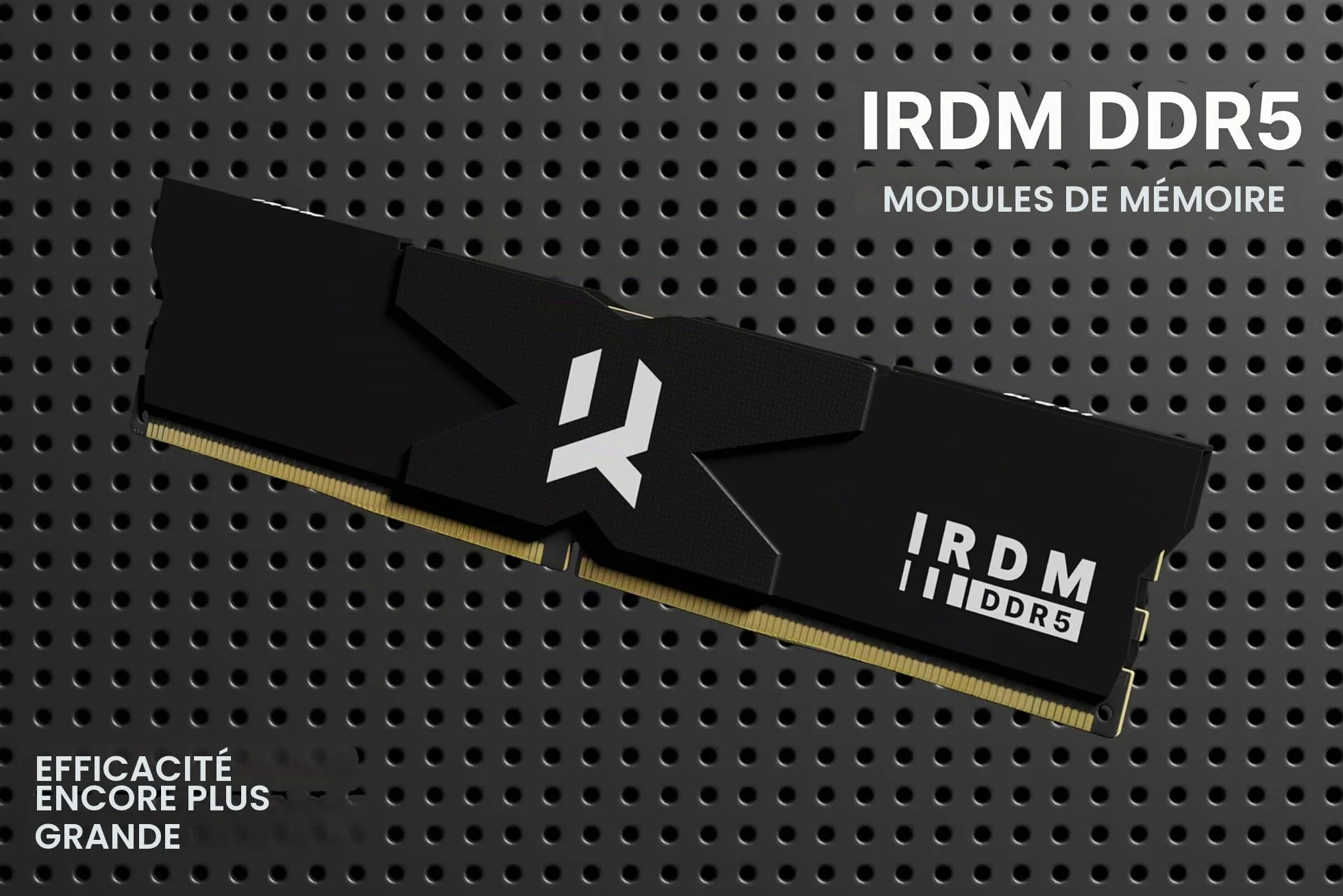 Goodram IRDM DDR5 2x16GB KIT 6000MHz CL30 SR DIMM Mémoire Interne Noire Argentée