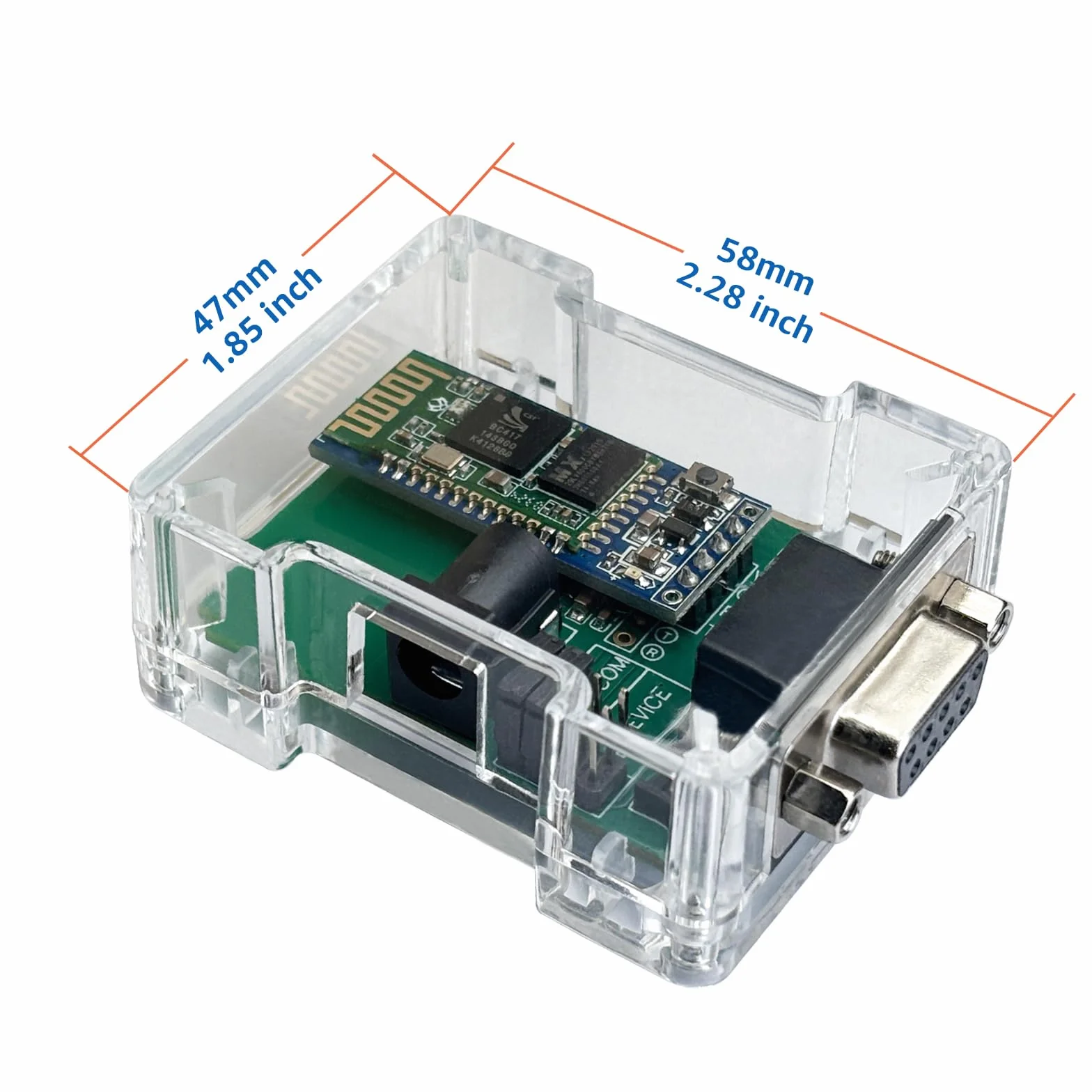 DSD TECH SH-B23A Adaptateur Bluetooth 2.0 vers série RS232 Convertisseur DB9