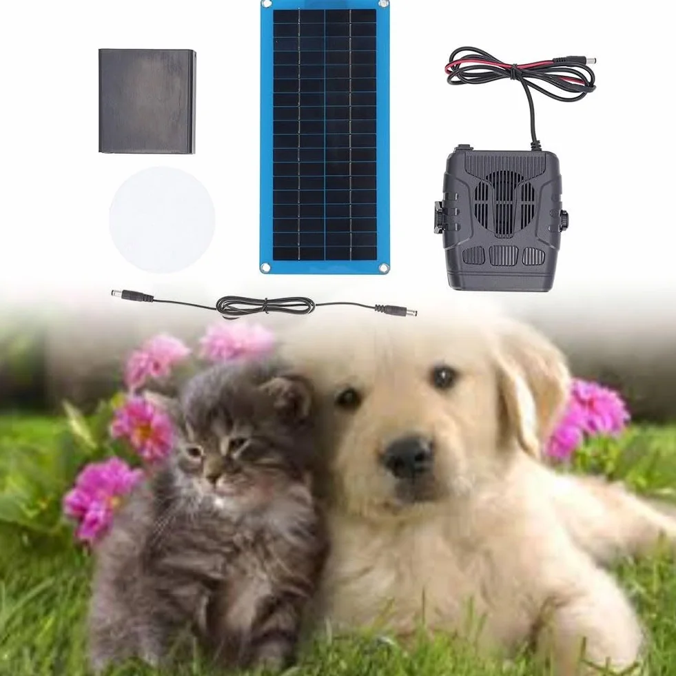 Chauffage solaire portable pour serre, poulet, chien, chat, animal domestique, chauffage d'appoint voiture hiver
