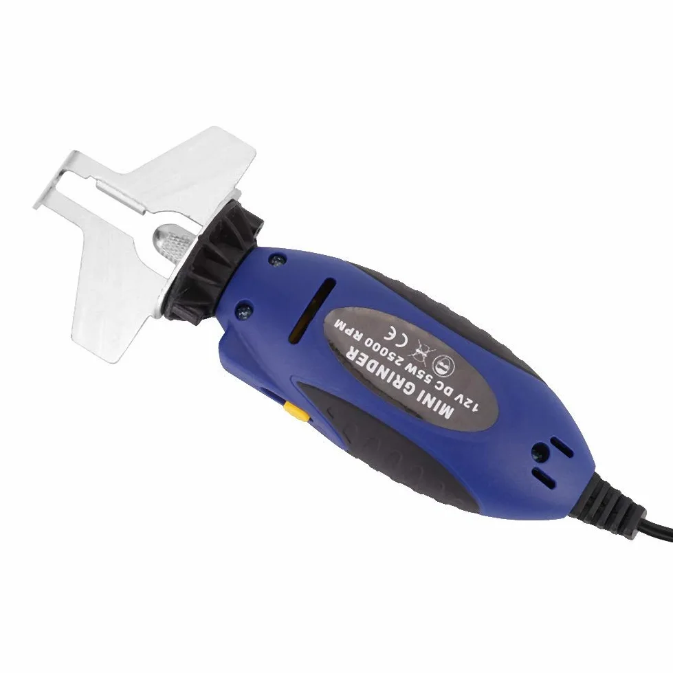 Mini Affûteur de Tronçonneuse | Rectifieuse à Chaîne électrique 12V Kit D'affûtage de Champ de Tronçonneuse Meuleuse de Limes de scie à Chaîne pour Affûter Limer les Tronçonneuses et les Lames