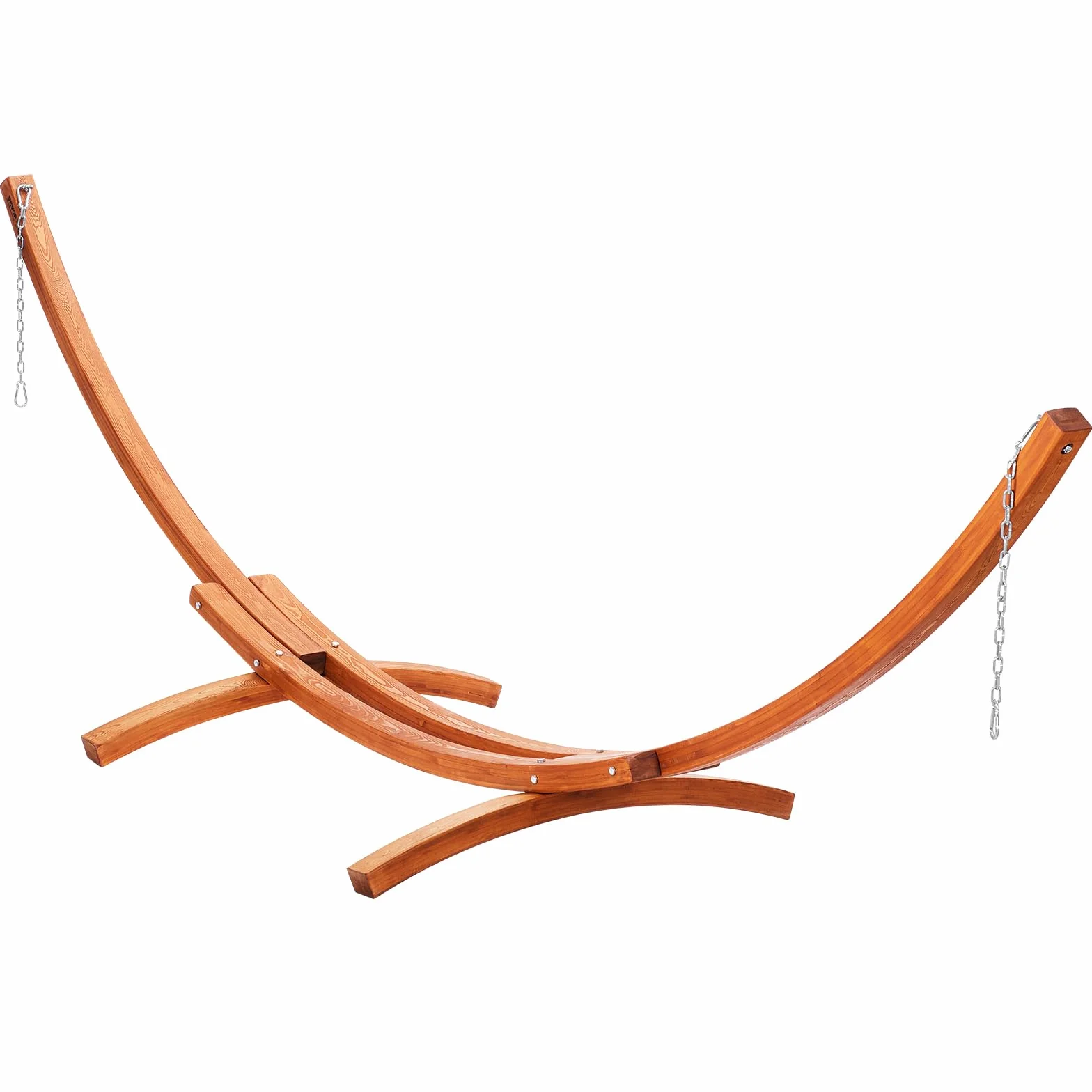 VEVOR Support de Hamac en Bois, Charge 215 kg, Cadre Universel pour Hamacs 2,8-3,9 m, Réglable