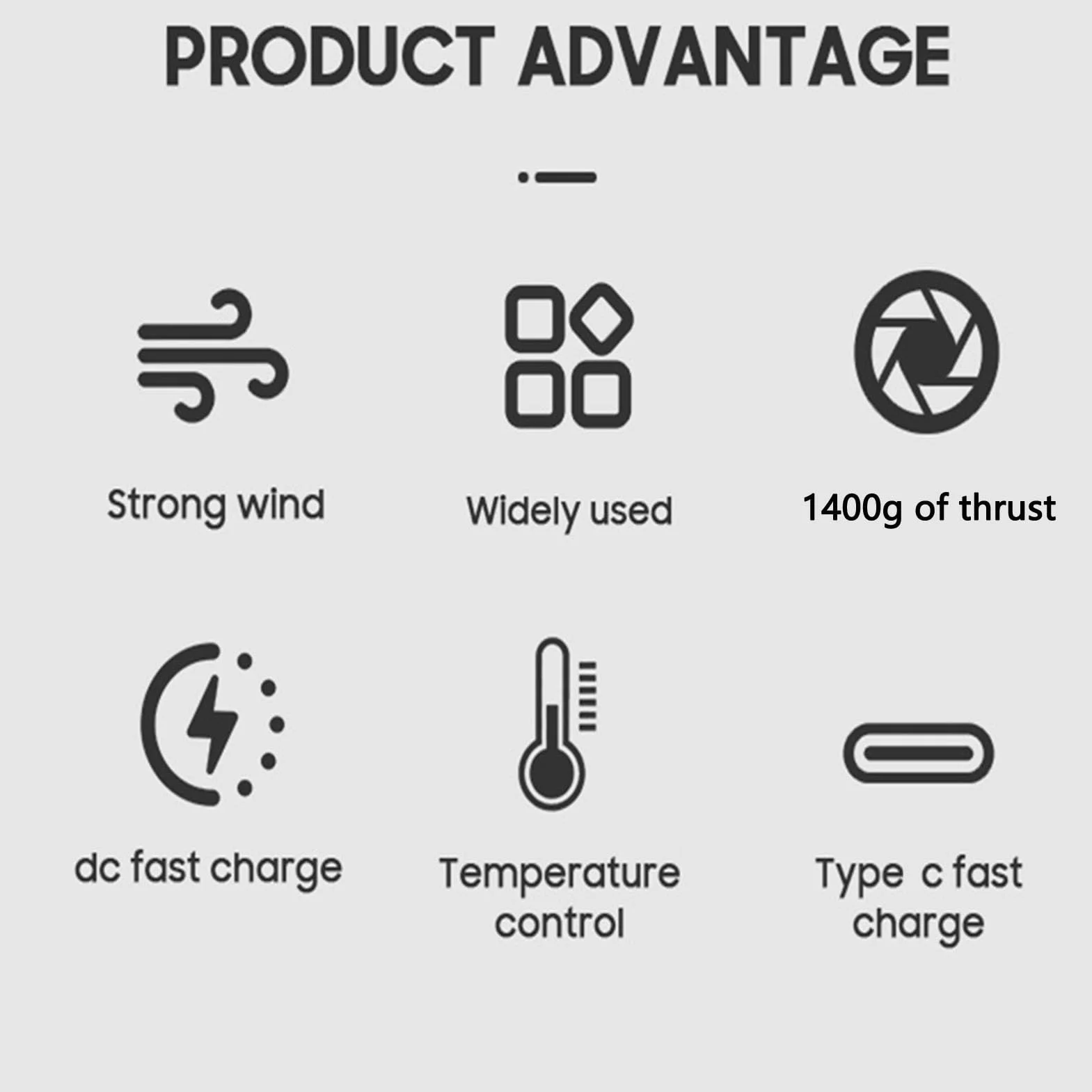 Thunder Jet Dry Sèche-Linge de Voiture 8000 MAh 180 000 TR/Min 1,4 Kg/s 135 M/s Souffleur d'air Puissant