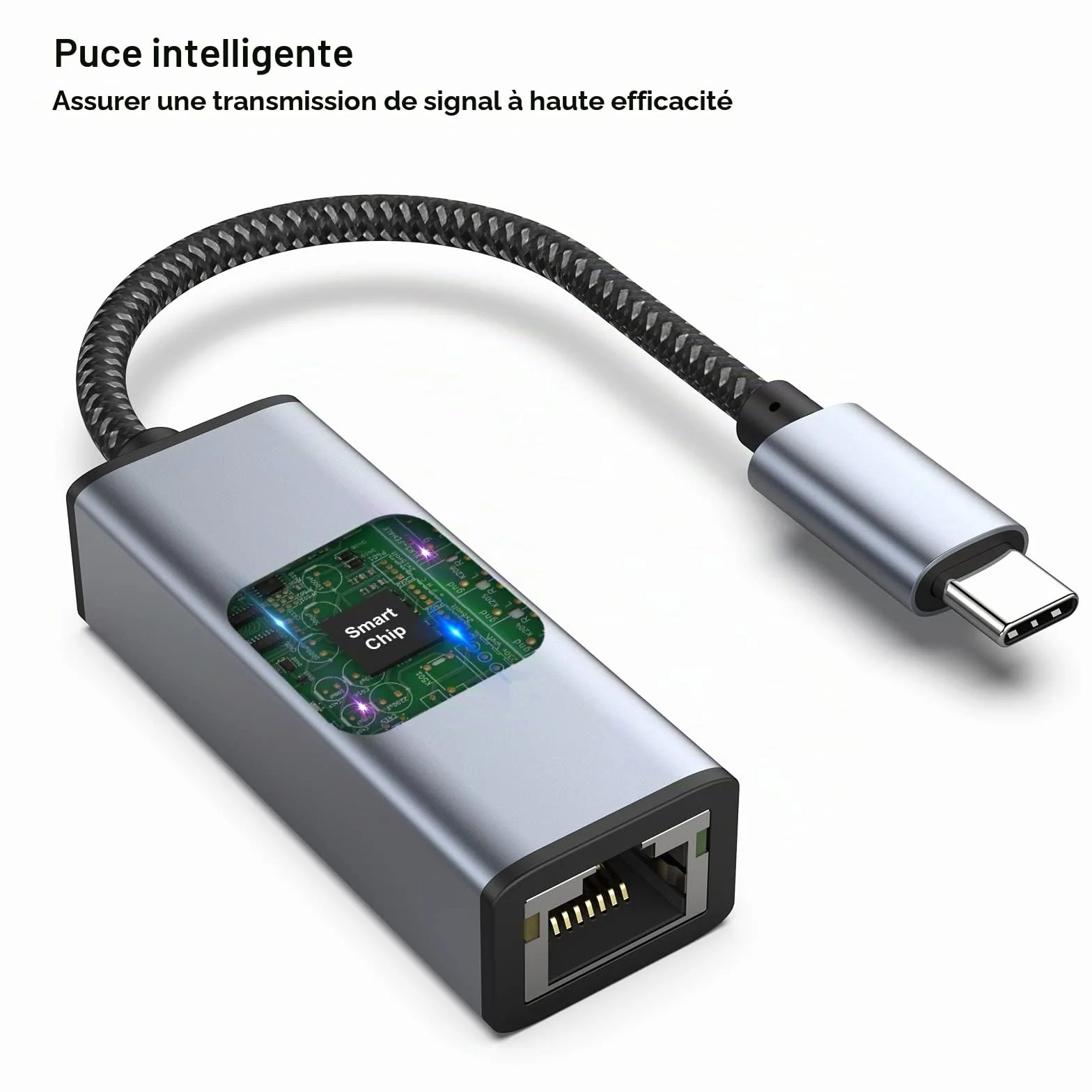 BENFEI Adaptateur USB-C vers Ethernet RJ45 LAN pour MacBook Pro 2019/2018/2017, MacBook Air