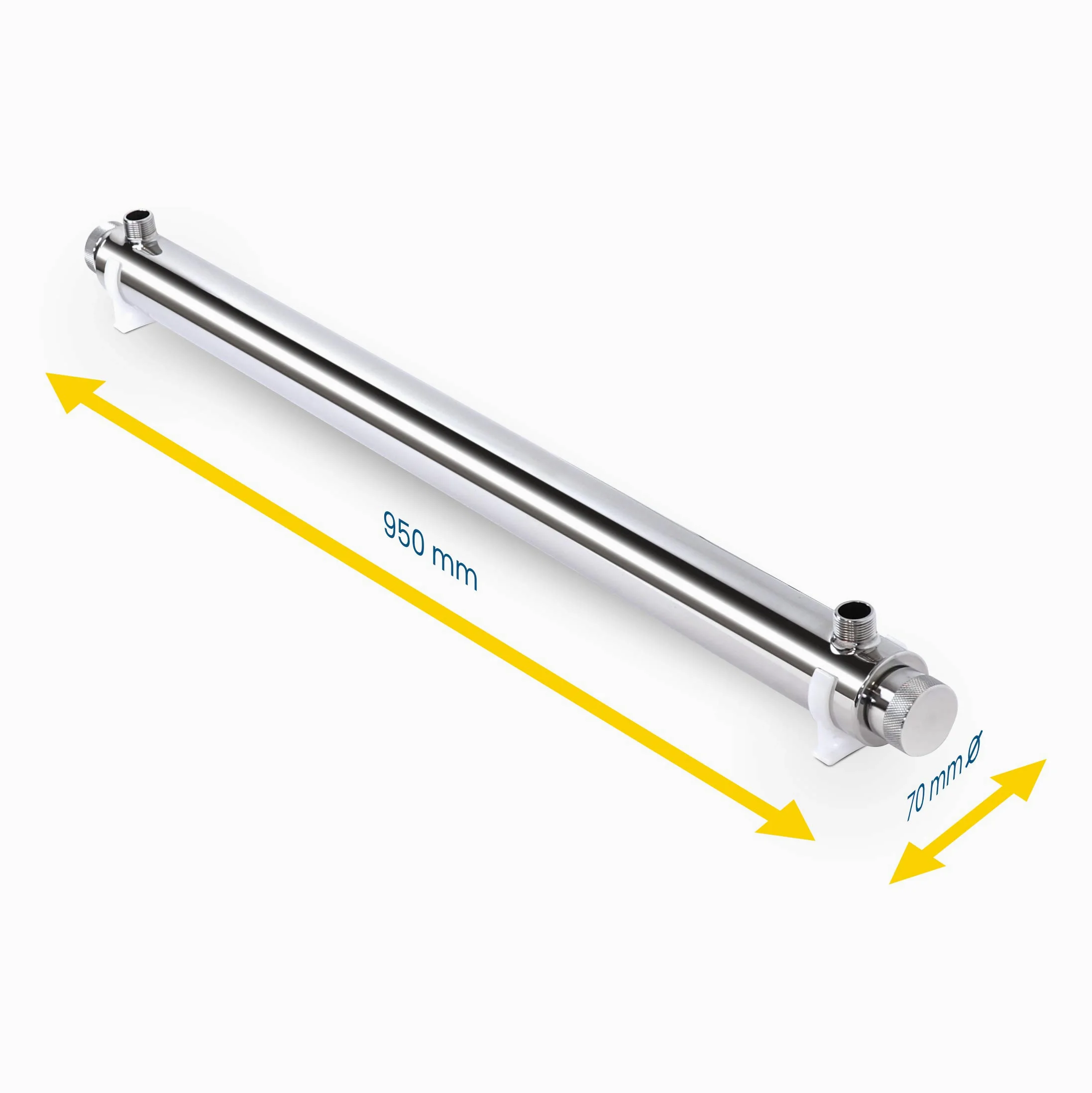 Stérilisateur pour eau, lampe UV 55 W, débit 30 l/min, pour systèmes de filtration, osmose inverse et aquarium