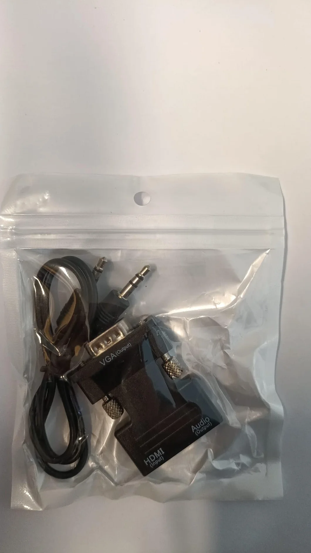 Adaptateur HDMI vers VGA avec câble Audio 3,5 mm 1080P 60Hz Compatible Ordinateur Portable Moniteur Projecteur
